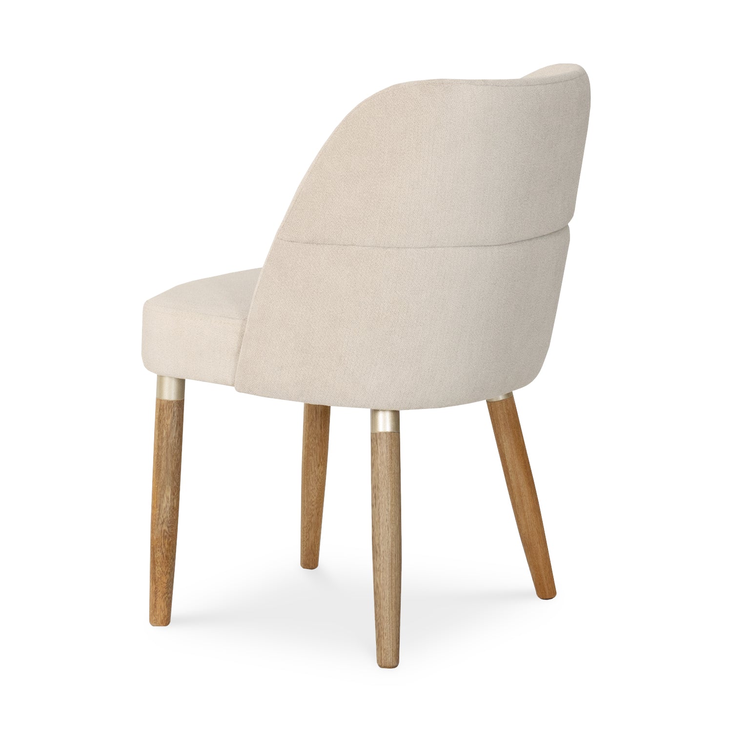 Comedor 6 Puestos Nicole Velvet Impetu Beige, Natural