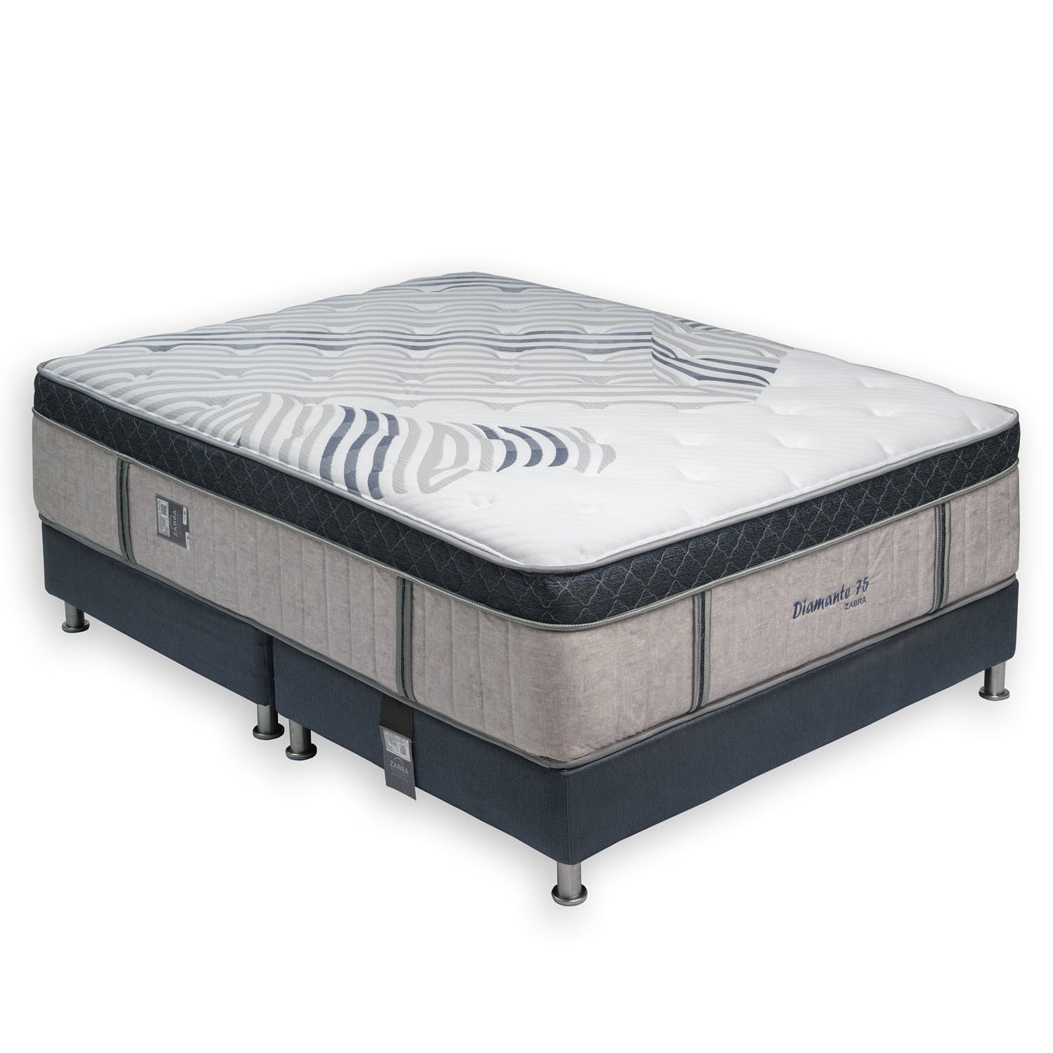 Colchón Doble Diamante 75 Euro Top (Garantia 15 años)