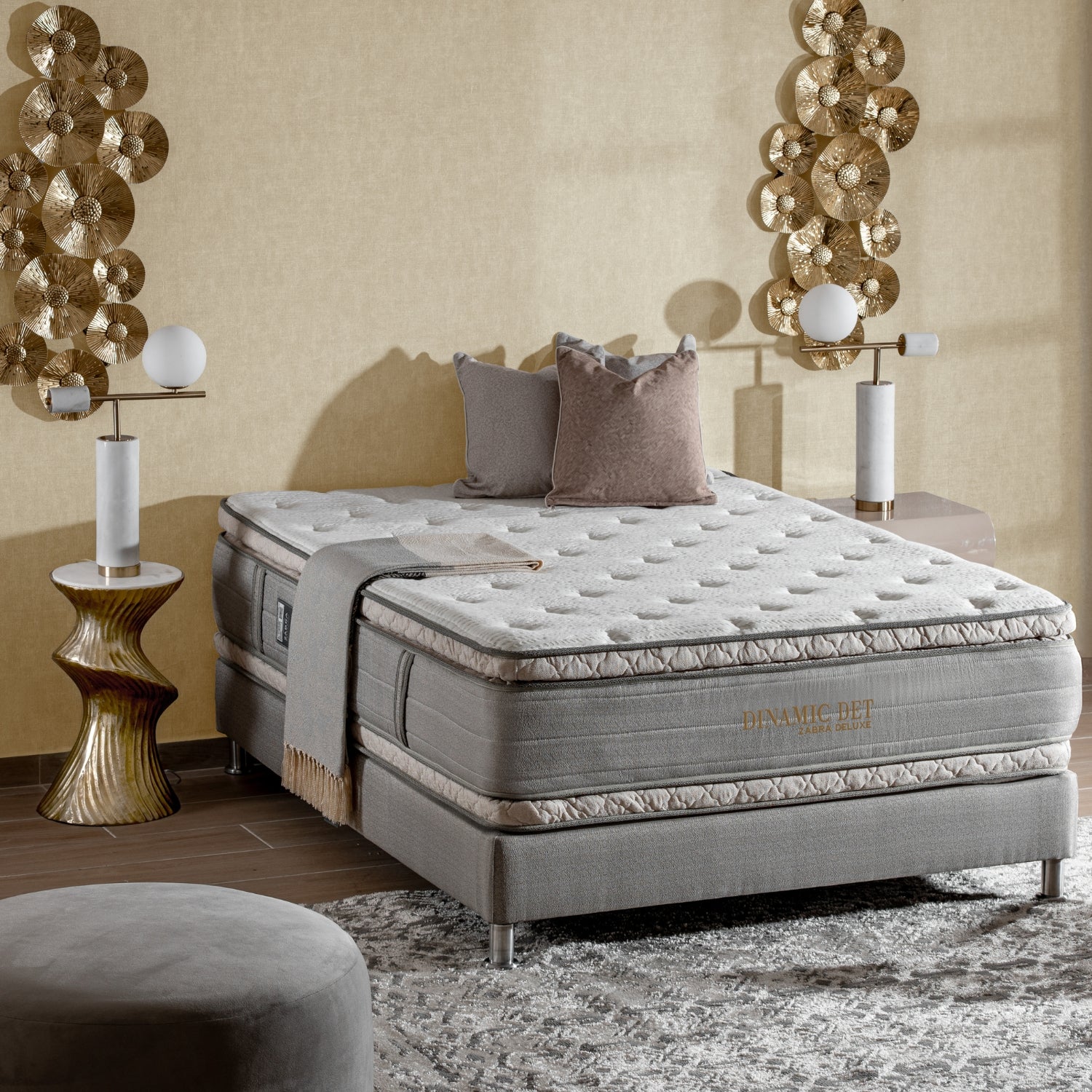 Colchón Queen Dinamic Deluxe Doble Euro Top (Garantia 10 Años)