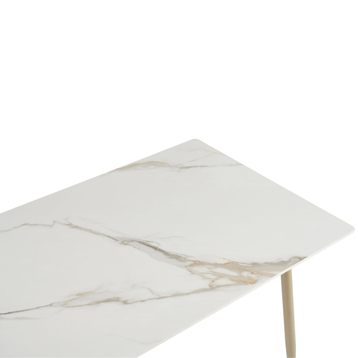 Comedor 4 Puestos Ziu Beige, Champaña