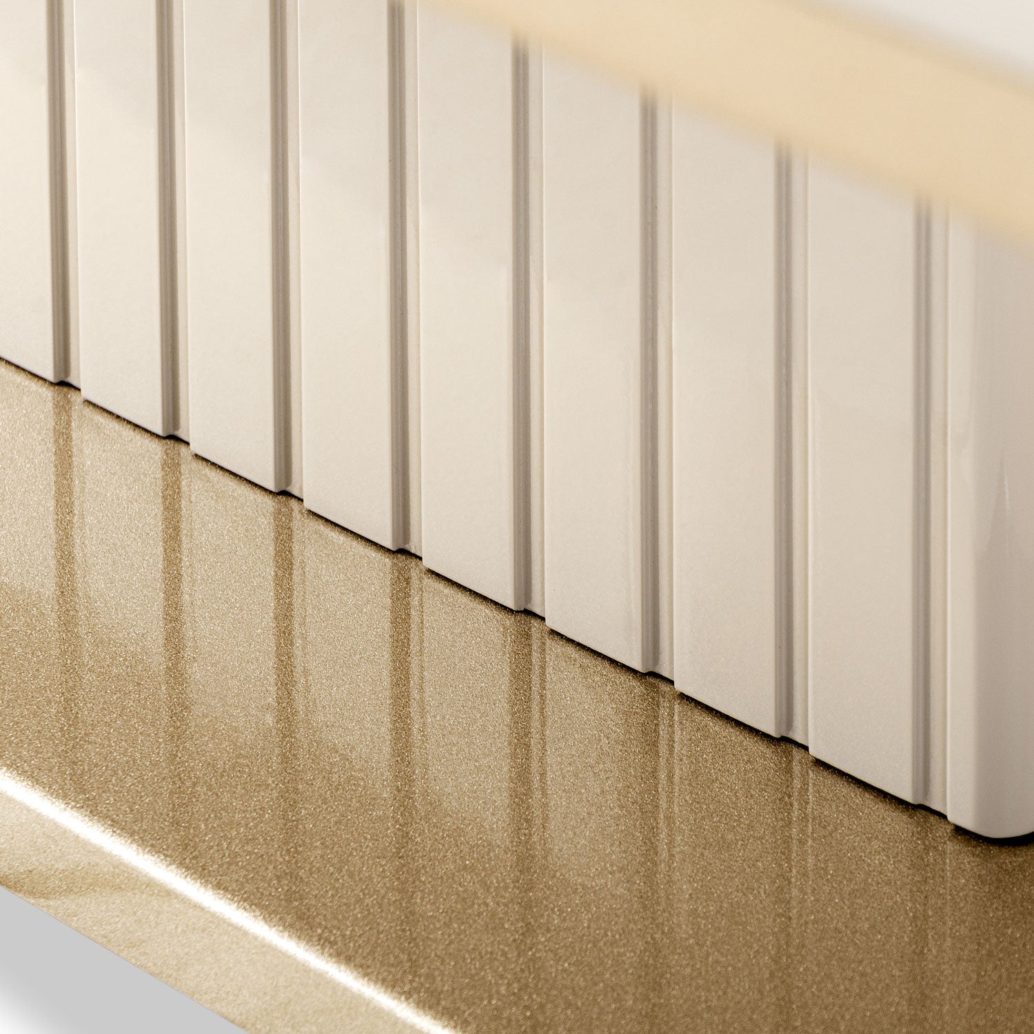 Mesa De Centro 40X120X80 Berlin Greige, Champaña