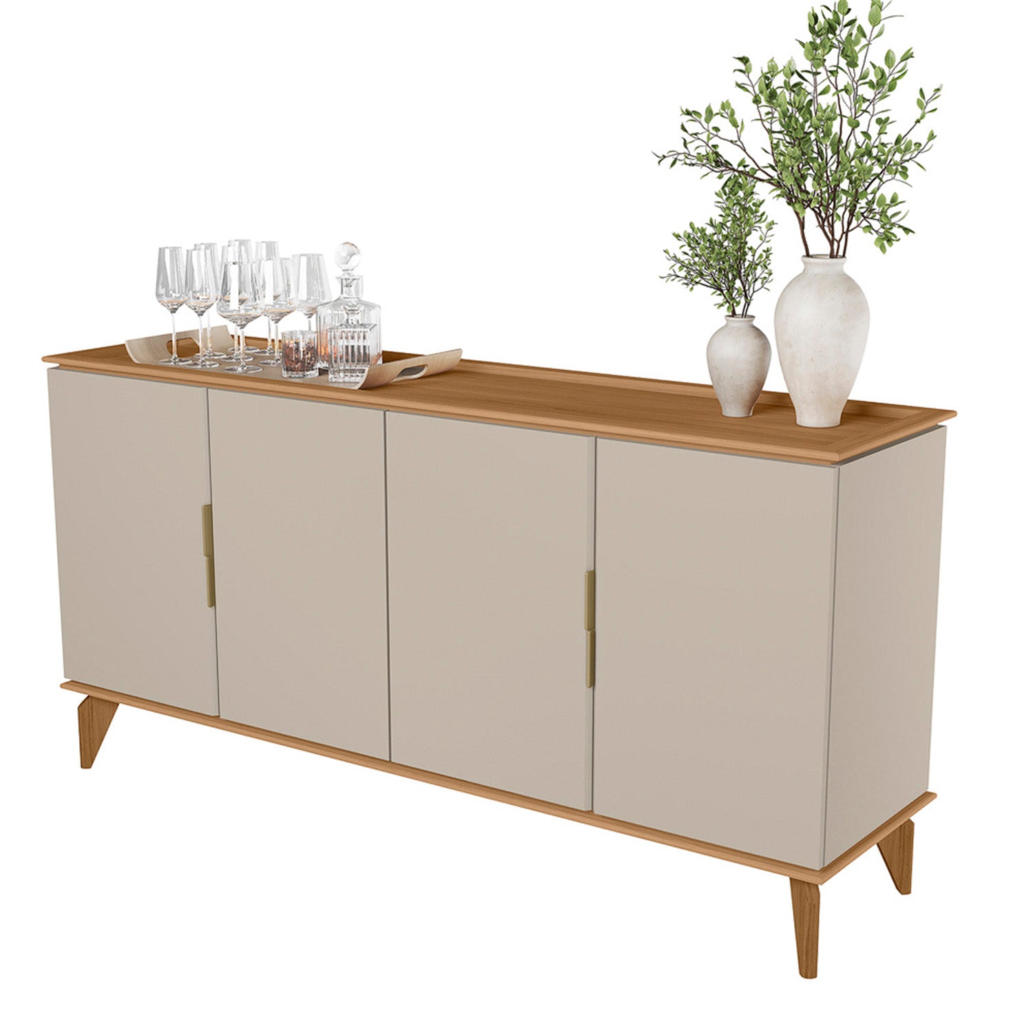Bifé Viena  Natural, Off White 160X89X42
