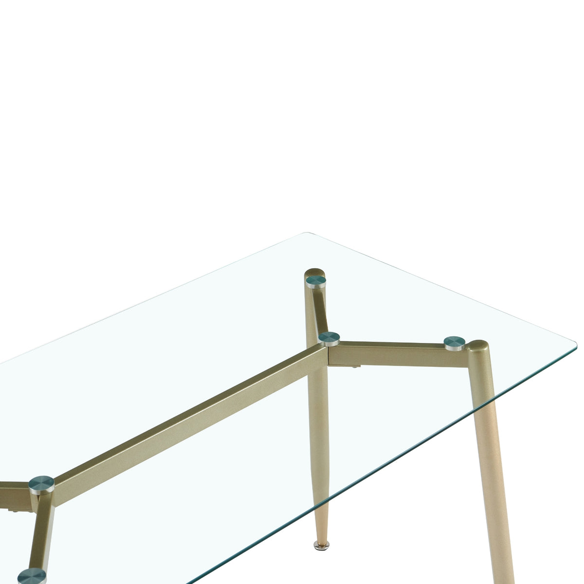 Comedor 6 Puestos Hodson Beige, Champaña