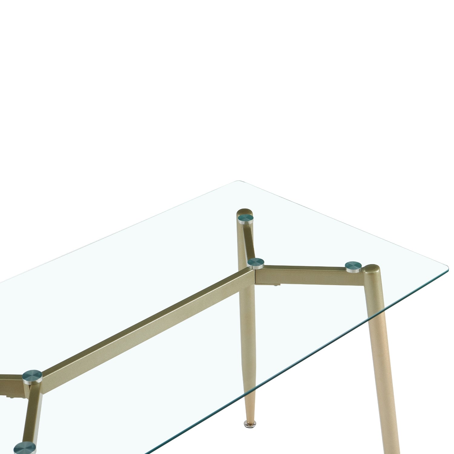 Comedor 6 Puestos Hodson Beige, Champaña