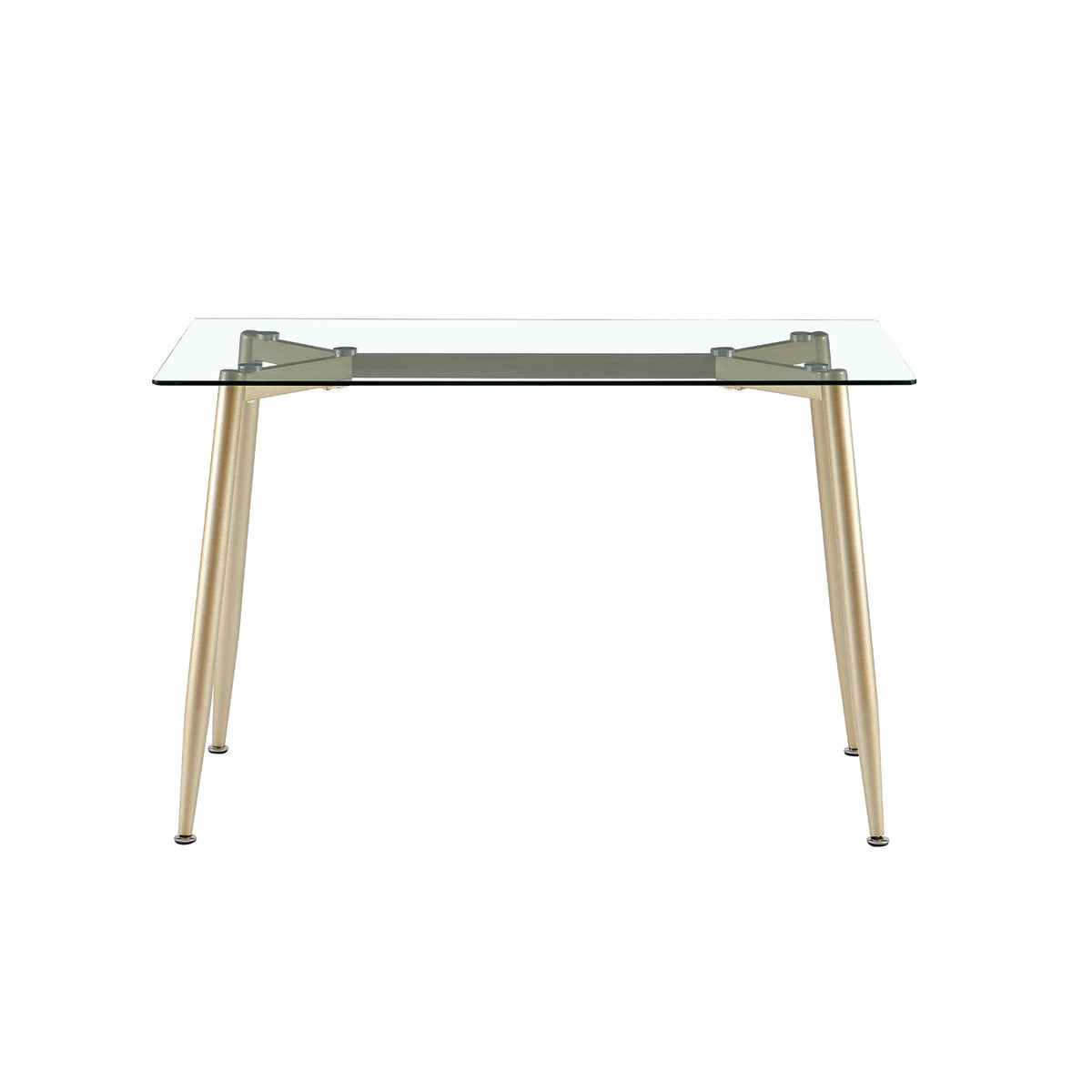 Comedor 4 Puestos Hodson Beige, Champaña