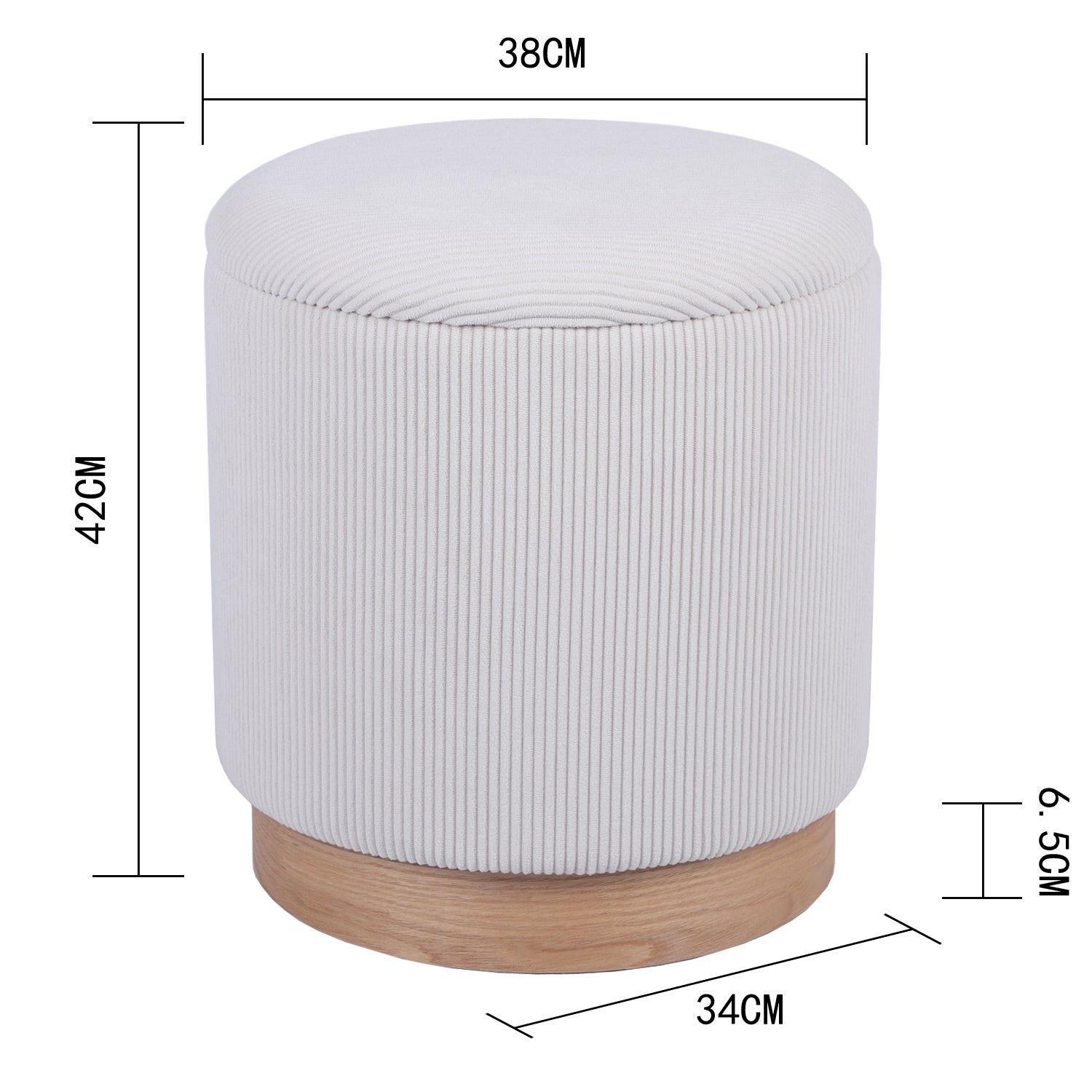 Puff Canada Crema 38X38X42