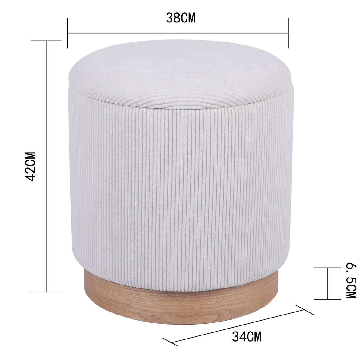 Puff Canada Crema 38X38X42