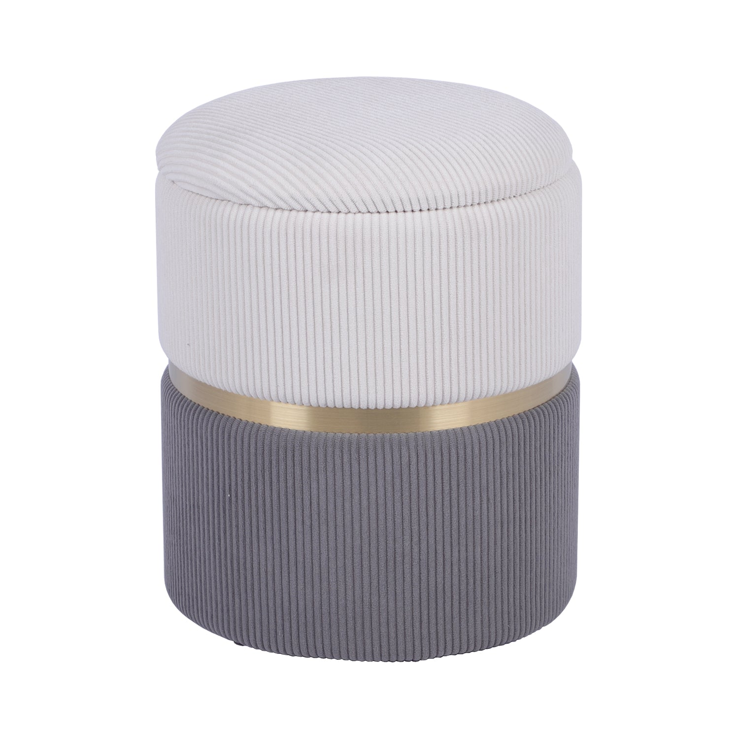 Puff Cavali Crema 31X31X38