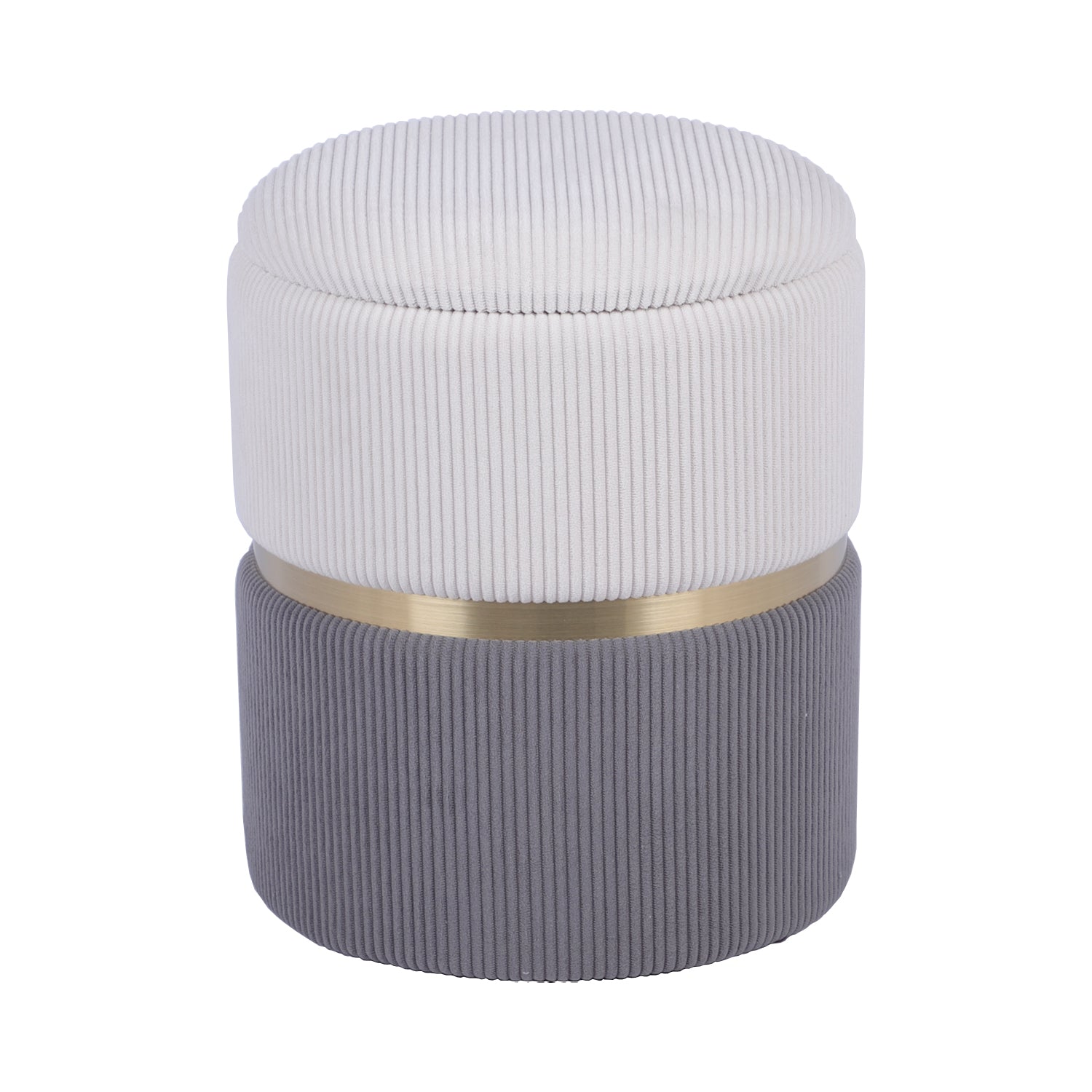 Puff Cavali Crema 31X31X38