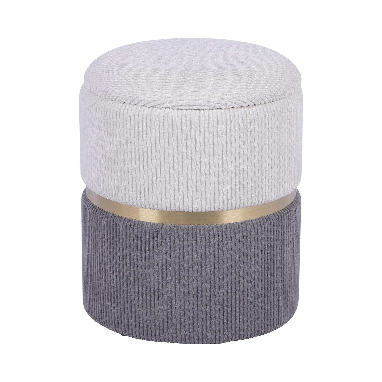 Puff Cavali Crema 31X31X38