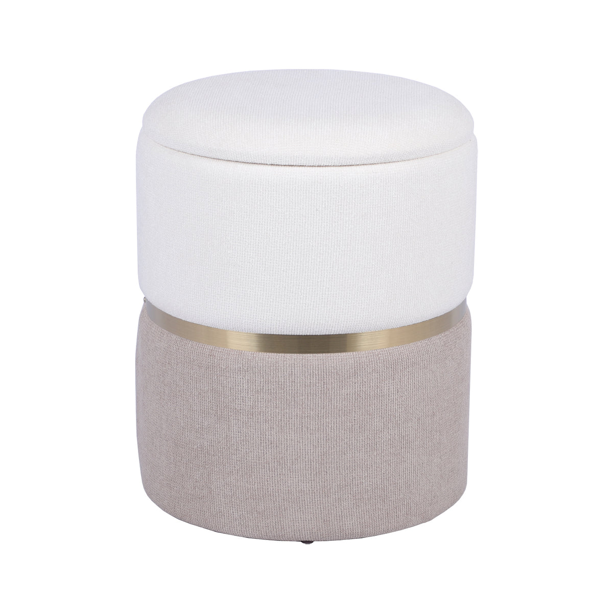 Puff Cavali  Crema 36X36X44