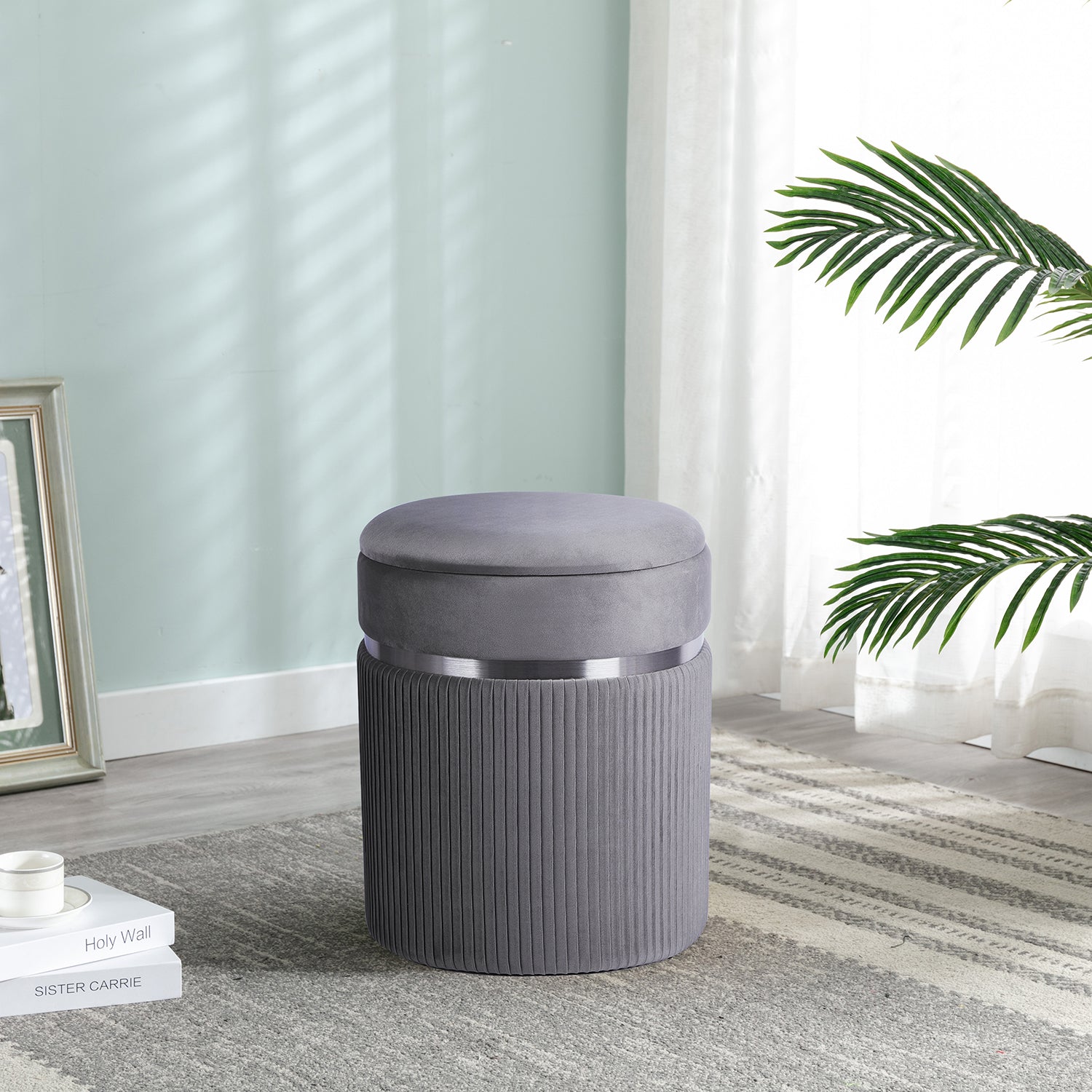 Puff Cincinati  Gris 36X36X44