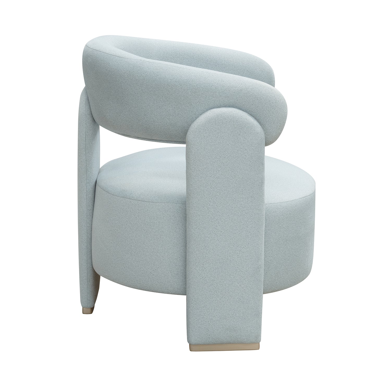 Poltrona Santy Velvet Serena Menta, Champaña