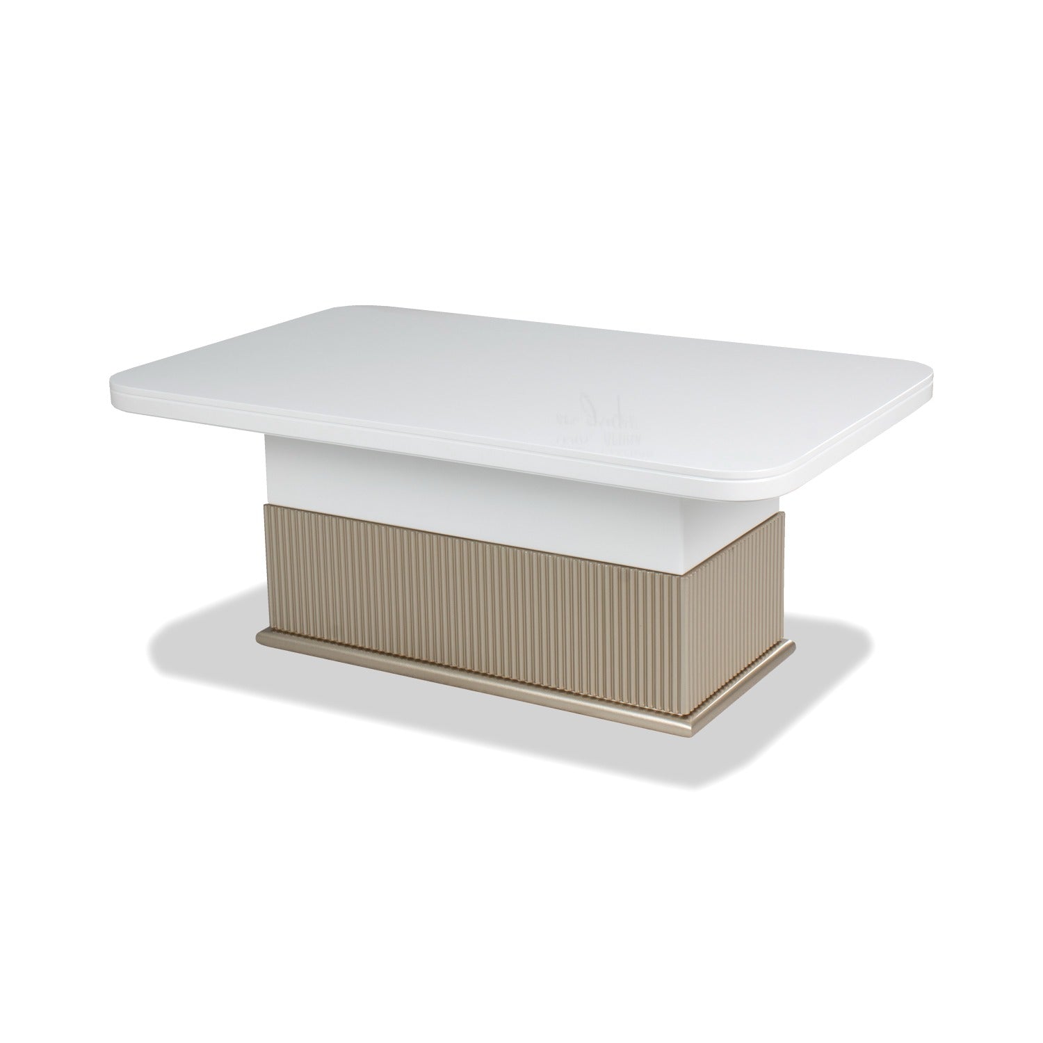 Mesa De Centro Atlanta Blanco Perla, Champaña 120X80