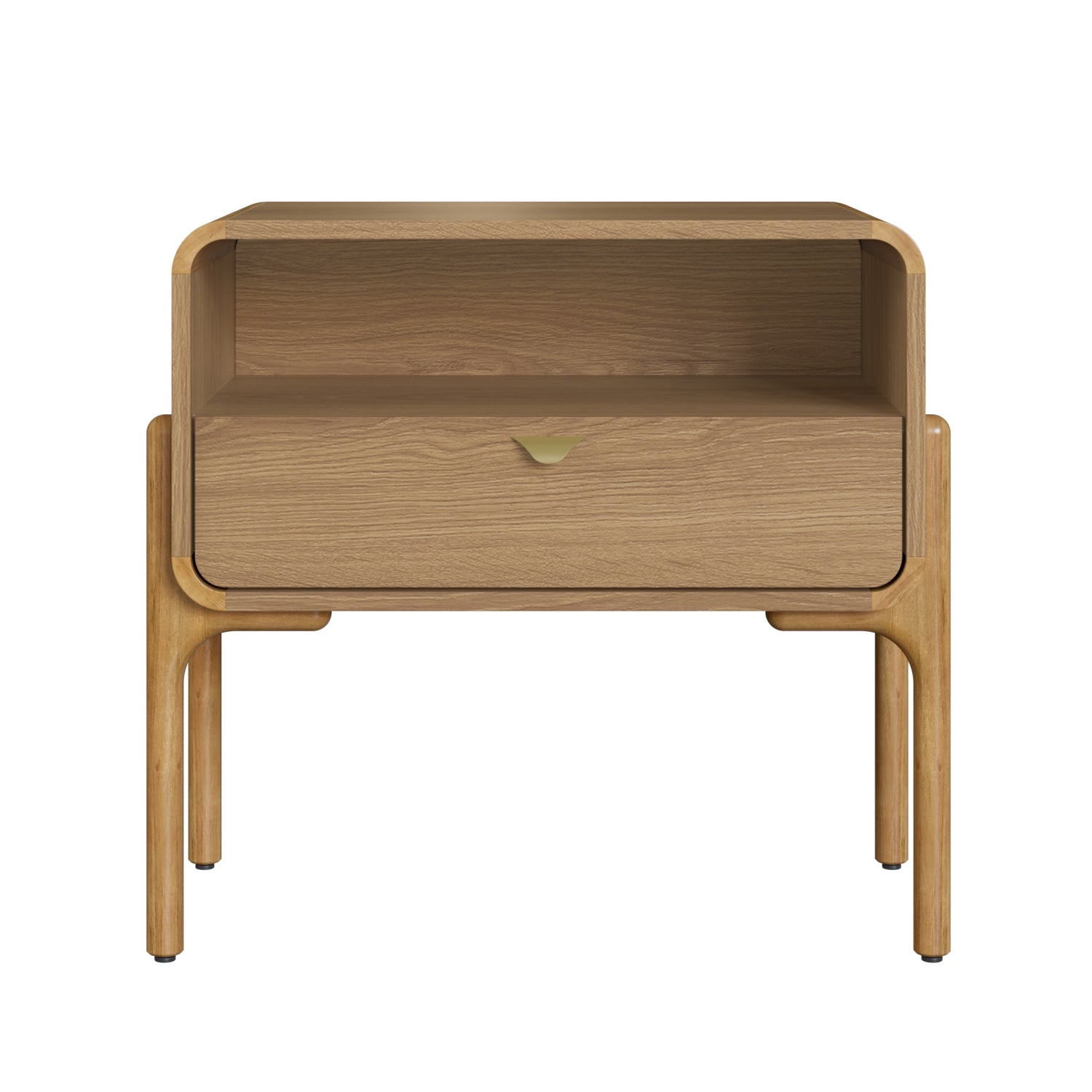 Mesa de Noche Gary 65X60X37 Natural