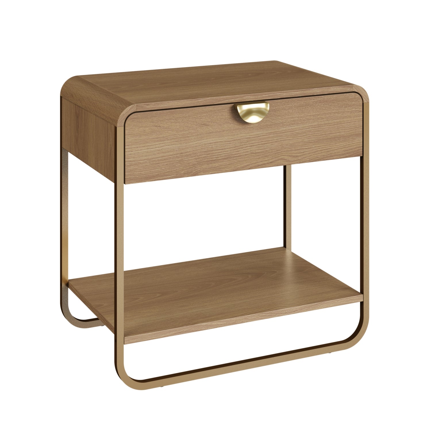 Mesa de Noche Fiori 60X59X37 Natural