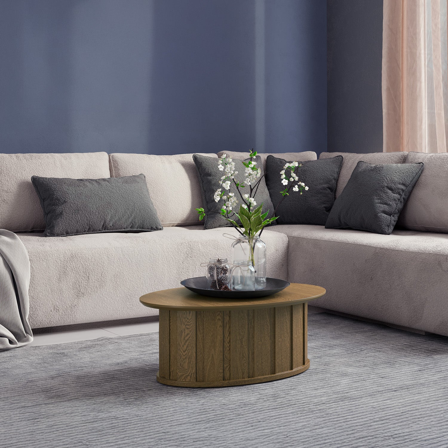 Mesa de Centro Amy 30X80X50 Natural