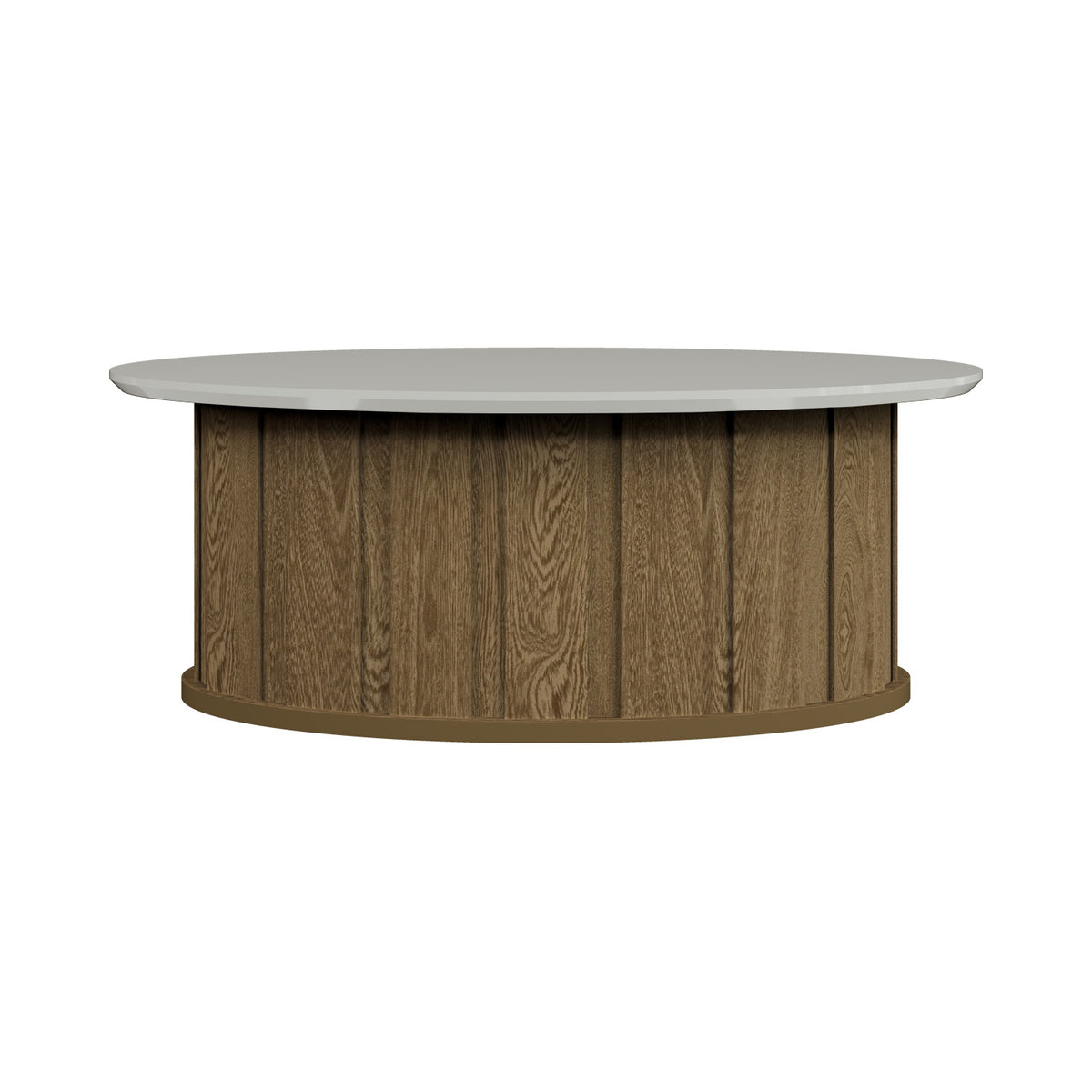 Mesa de Centro Amy 30X80X50 Off White, Natural