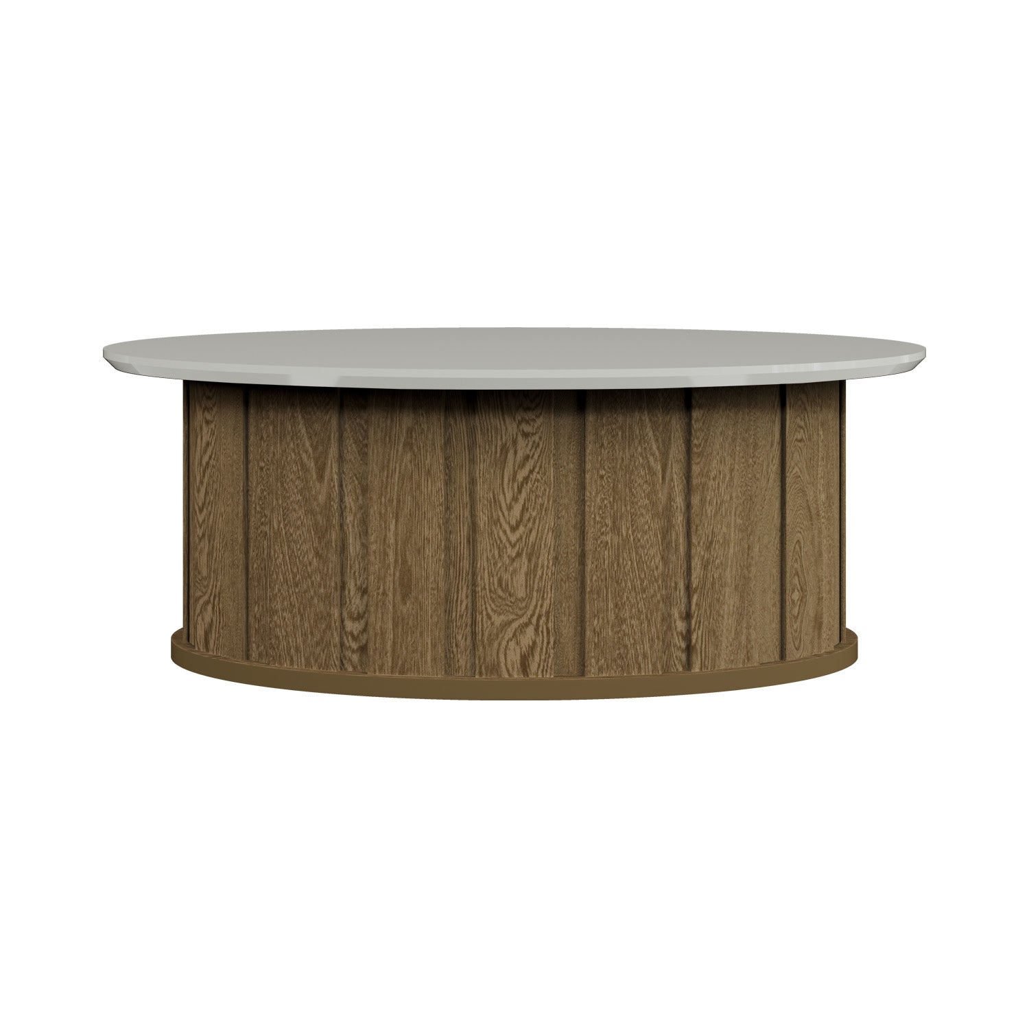 Mesa de Centro Amy 30X80X50 Off White, Natural