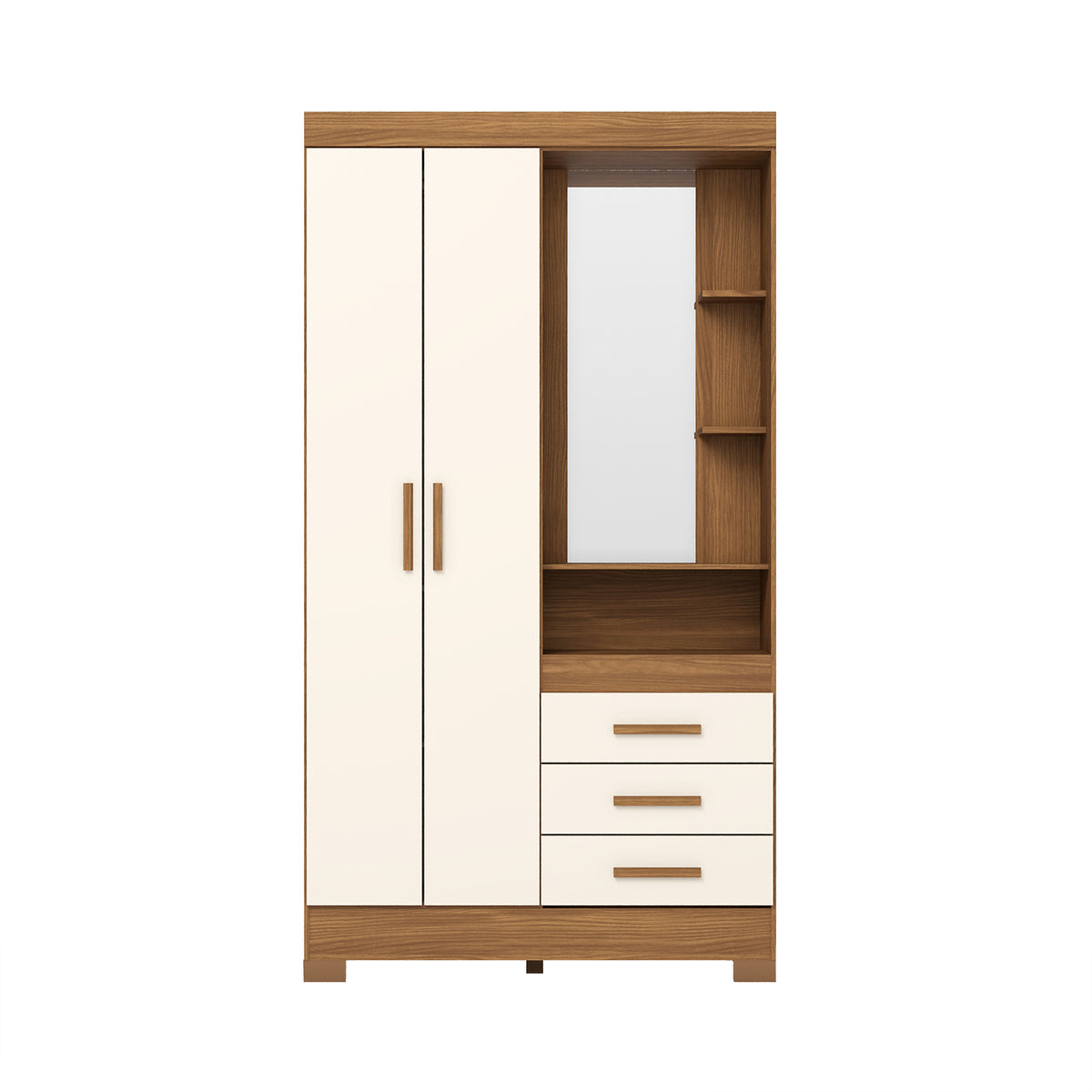 Closet Ellis Natural, Off White 109X200X46