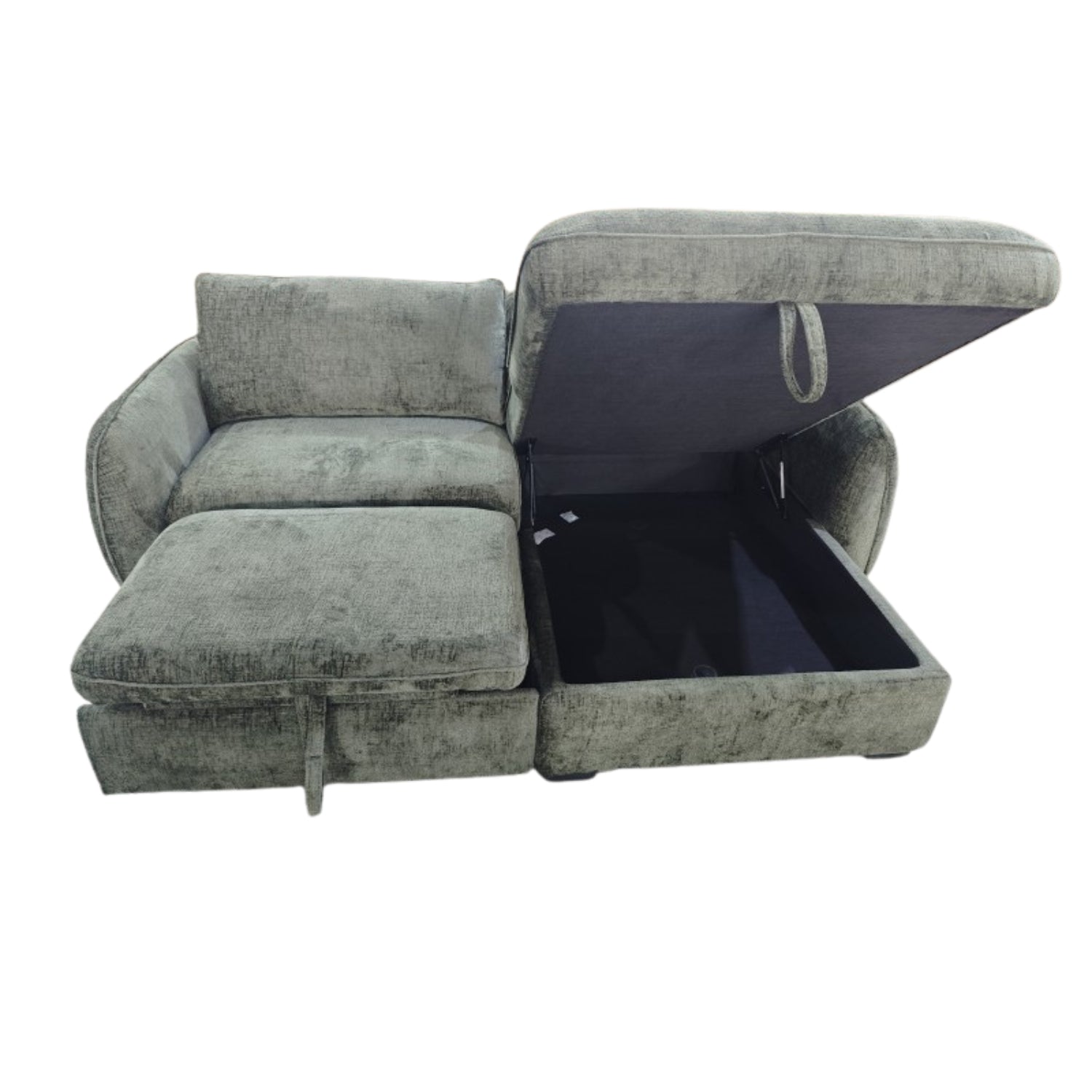 Sala Cama Otto Chenille Verde