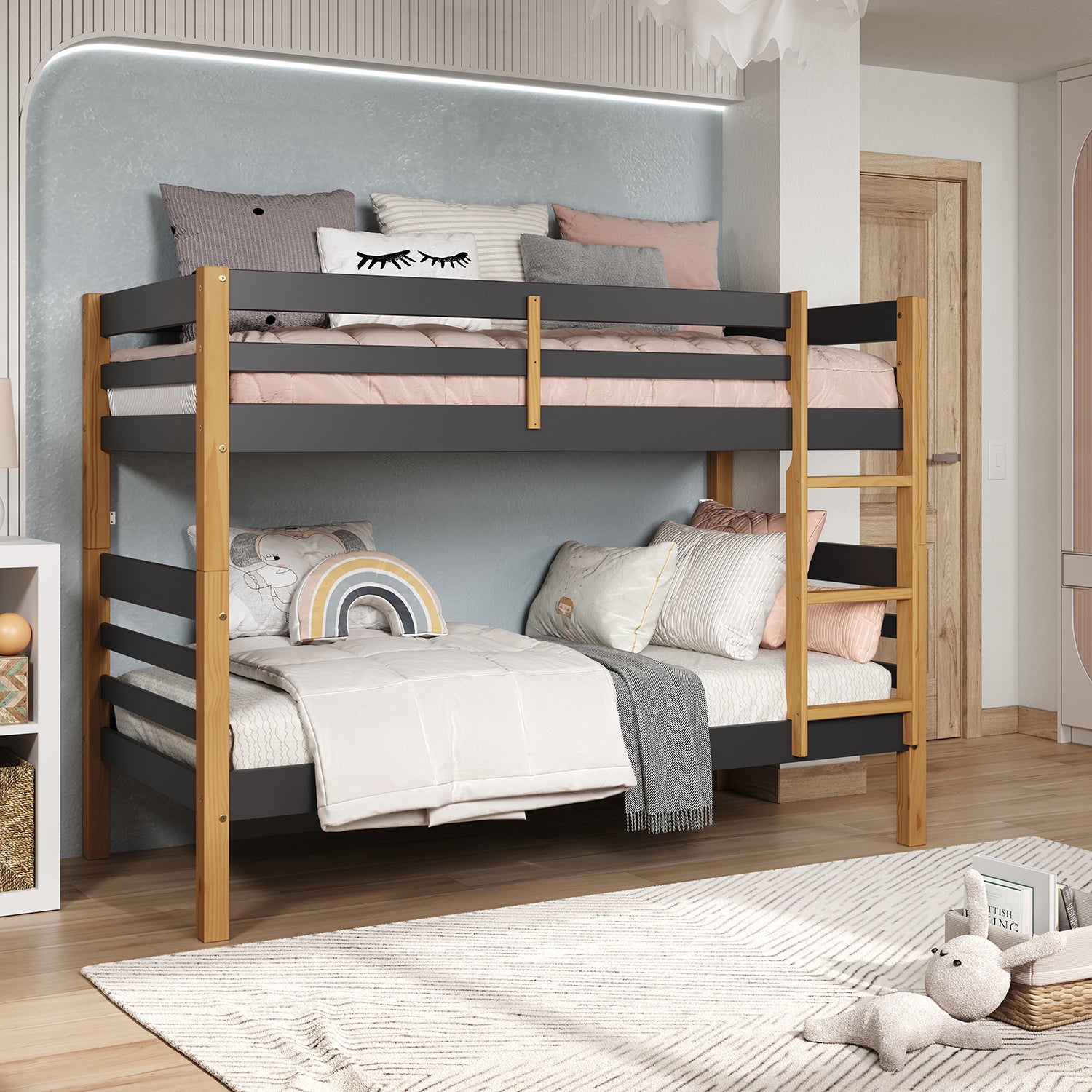 Camarote 0.90 Andy Natural, Gris