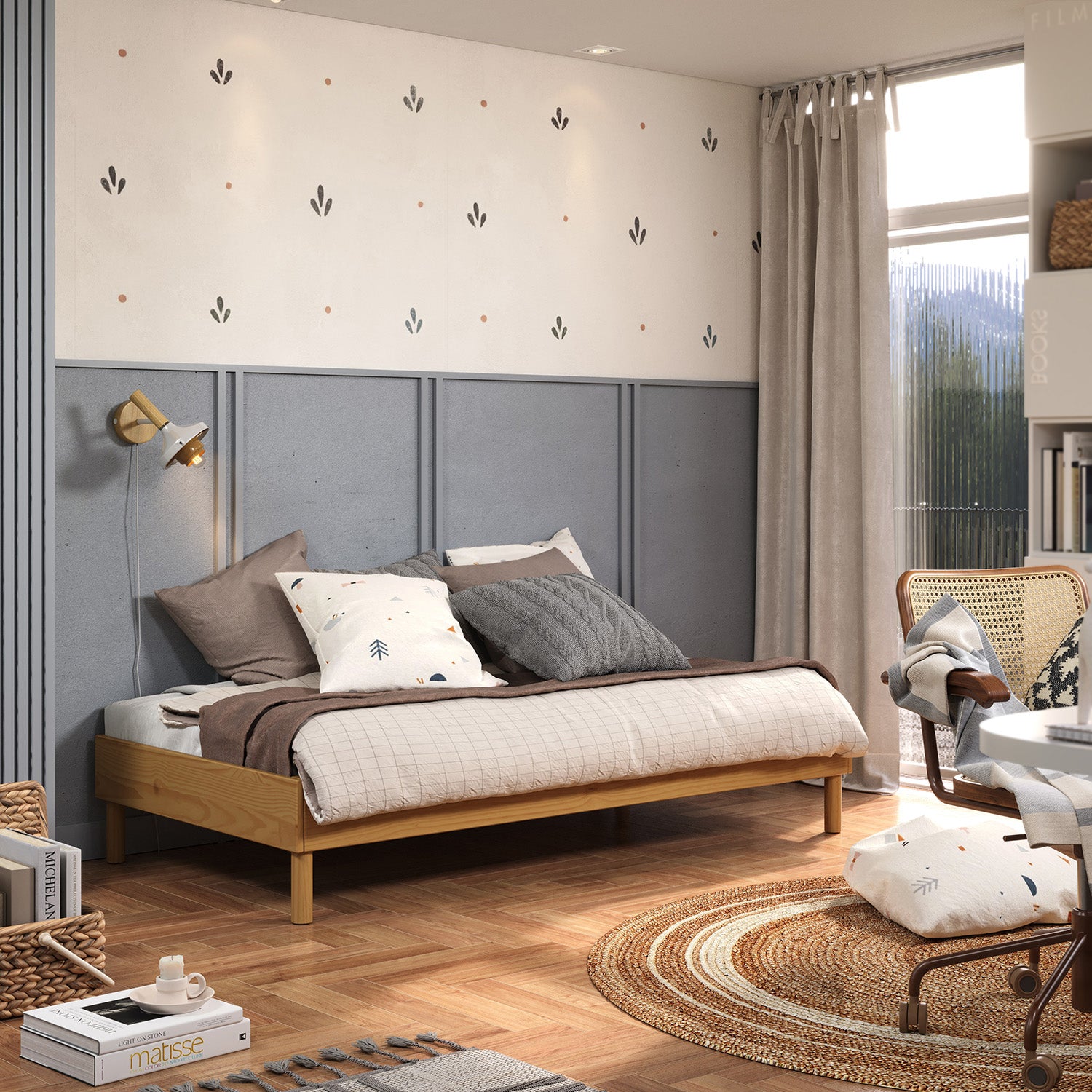 Base Cama 1.00 Trivento Natural