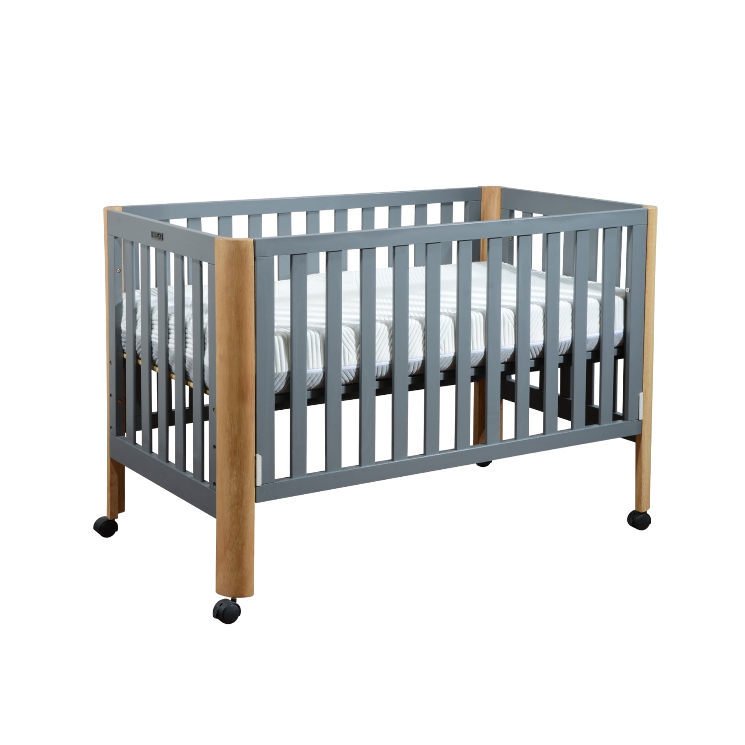 Cuna Para Bebé Cami Gris