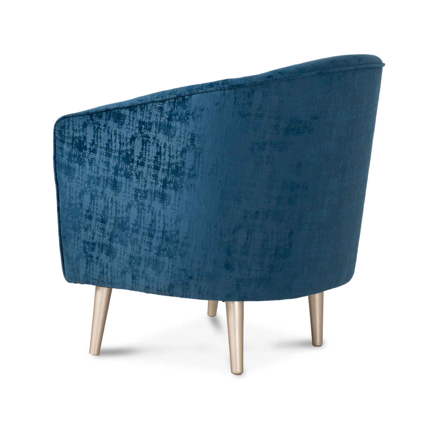 Poltrona Celeste Lino Wonder Azul, Champaña