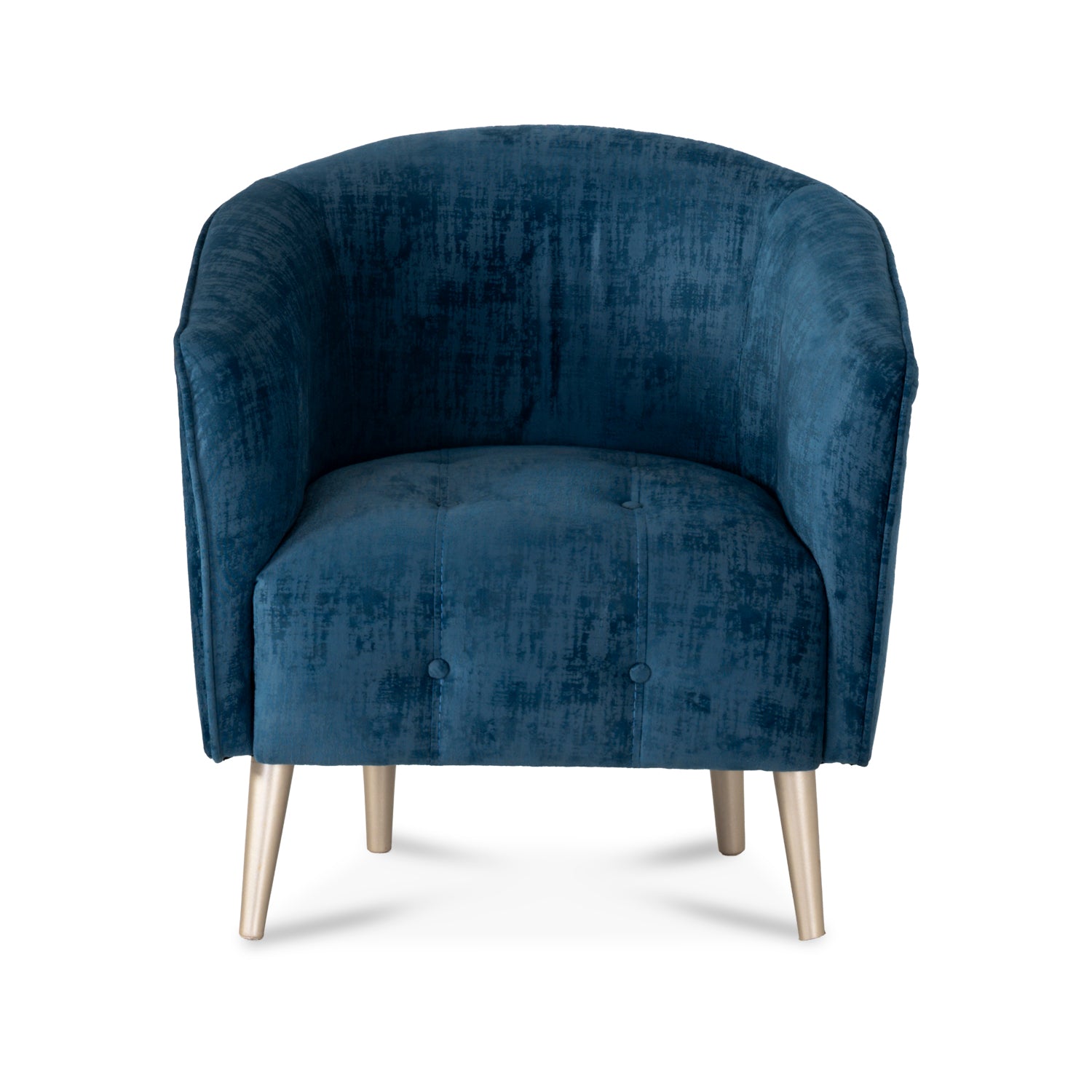 Poltrona Celeste Lino Wonder Azul, Champaña