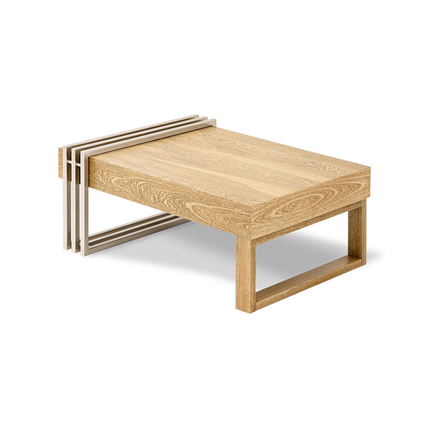 Mesa De Centro Manhattan Natural, Champaña