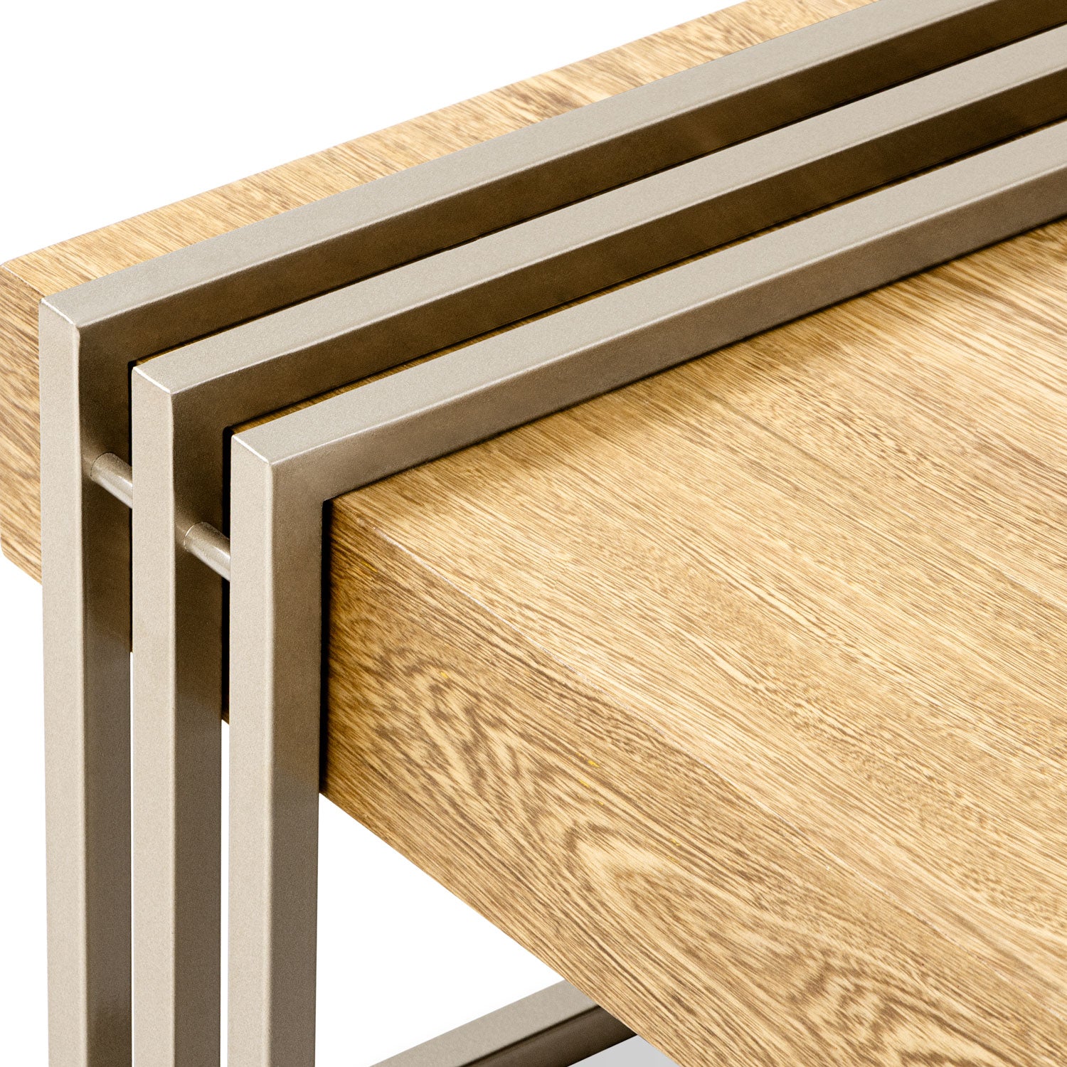 Mesa De Centro Manhattan Natural, Champaña