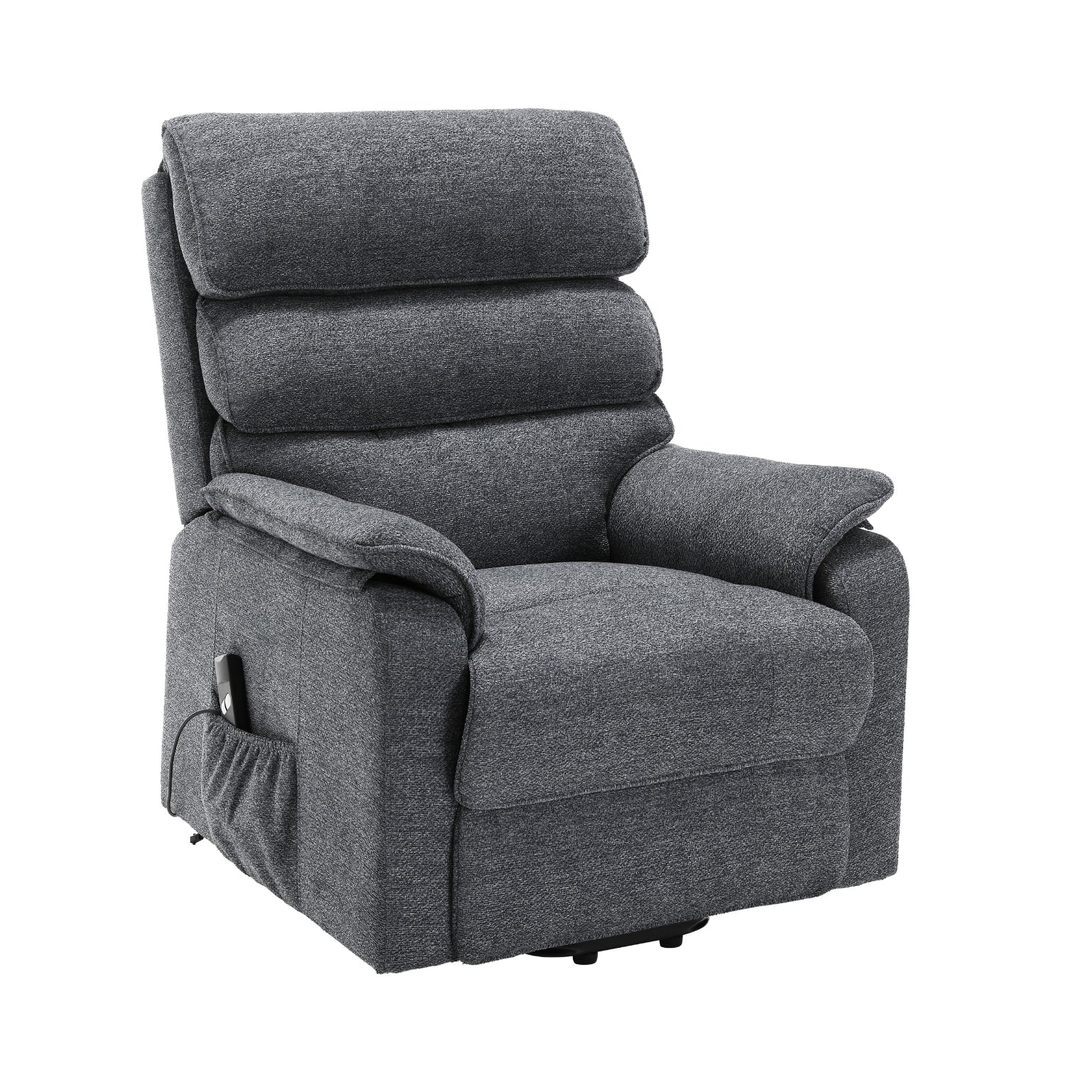 Sillón Reclinable Evan Pana Plomo