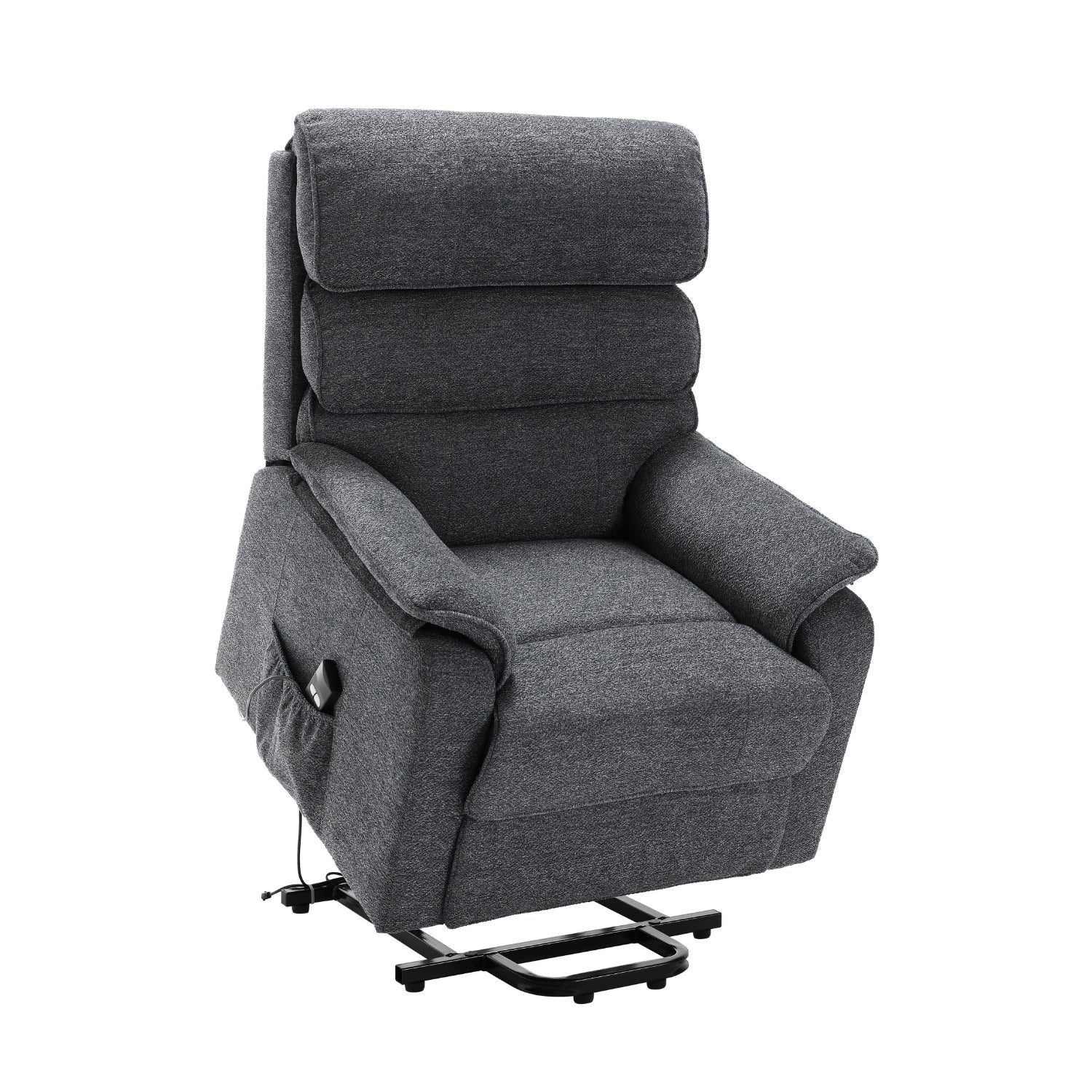 Sillón Reclinable Evan Pana Plomo