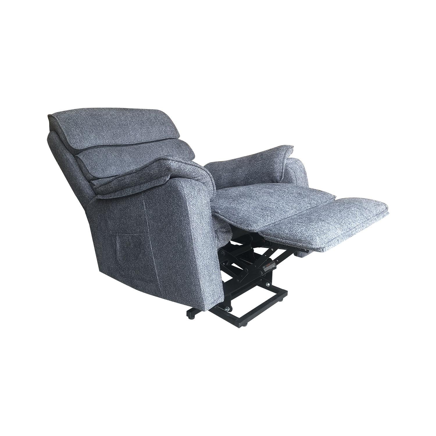 Sillón Reclinable Evan Pana Plomo