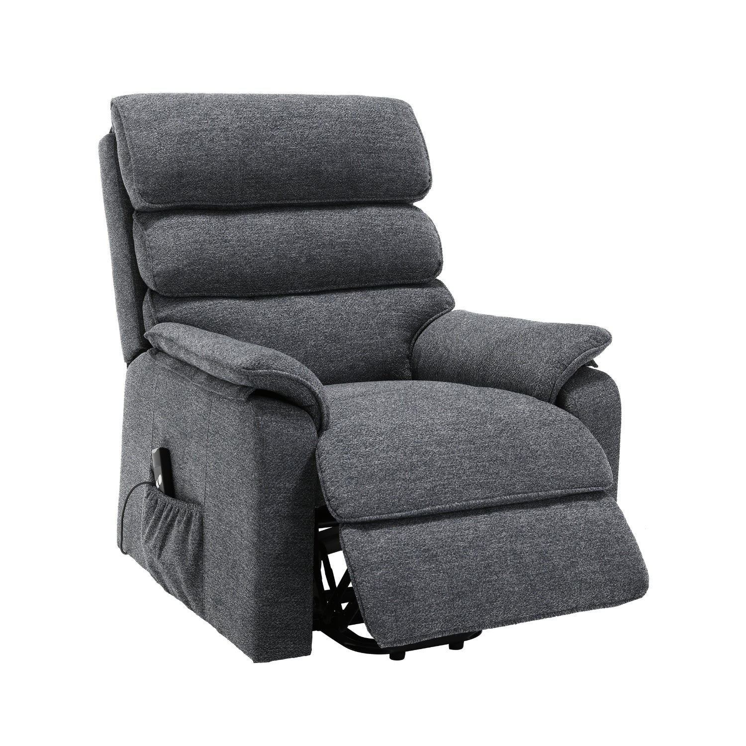 Sillón Reclinable Evan Pana Plomo