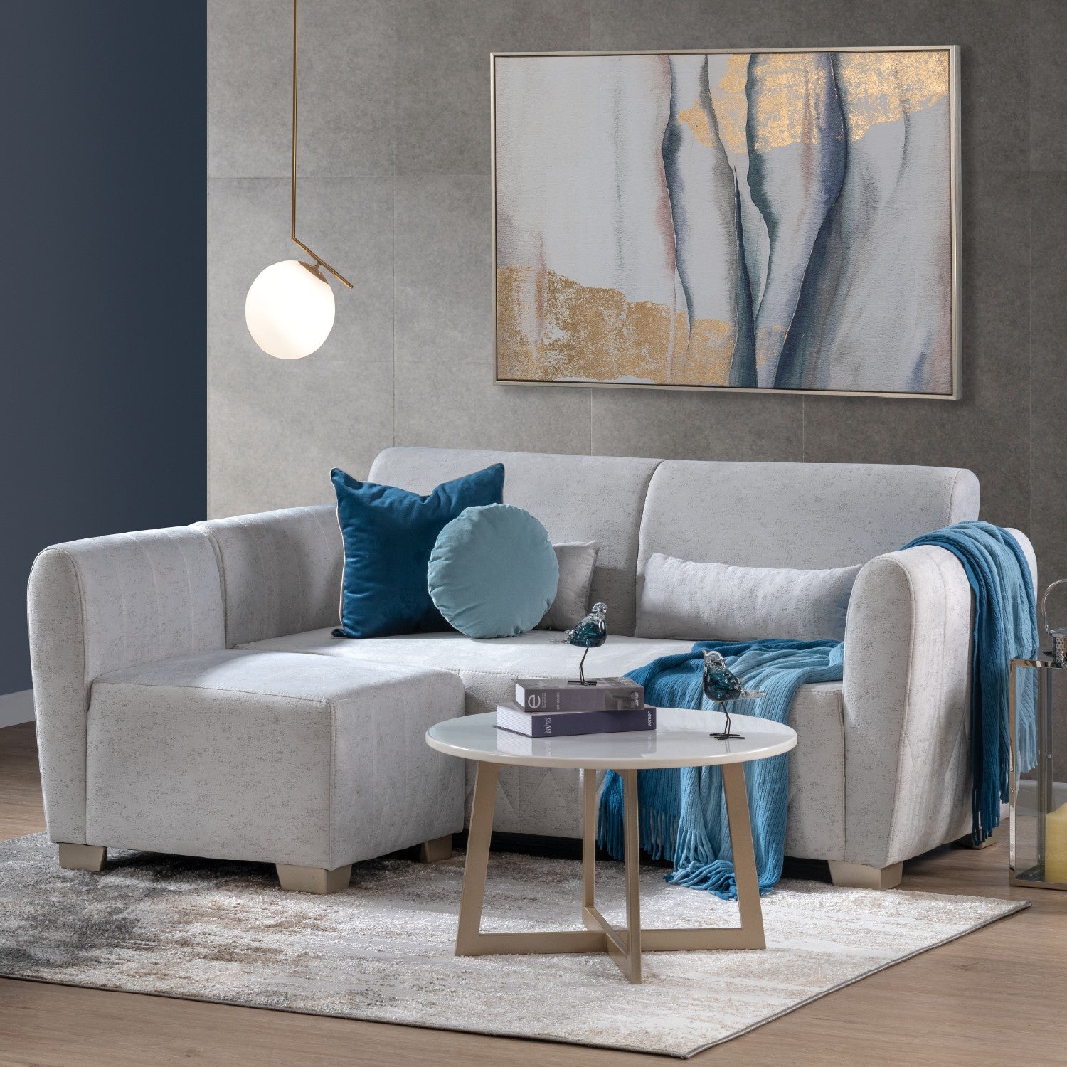 Sala Funcional Noah Lino Eleganza Plata, Champaña