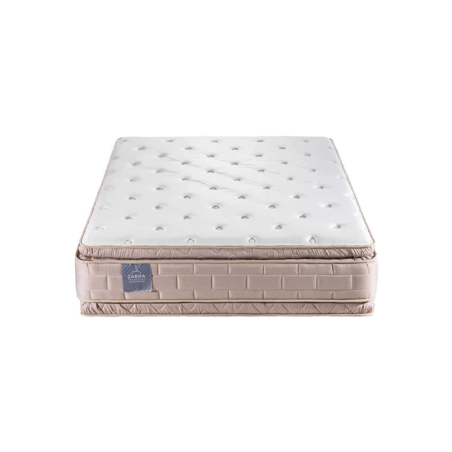 Colchón Queen Aurora Beige Doble Pillow Top (Garantía 15 Años)