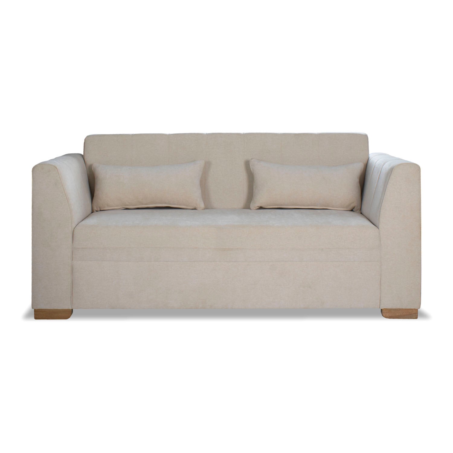 Juego De Sala Dalton Chenille Almendra, Natural