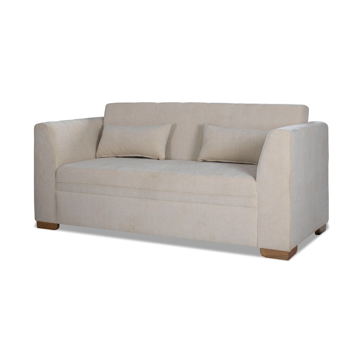 Juego De Sala Dalton Chenille Almendra, Natural