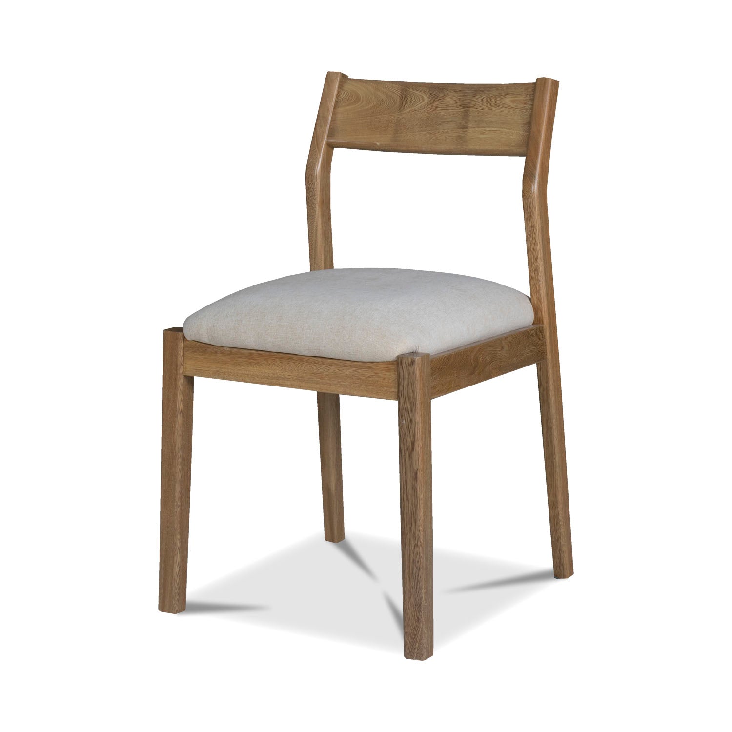 Comedor 4 Puestos Dalton Chenille Almedra, Natural
