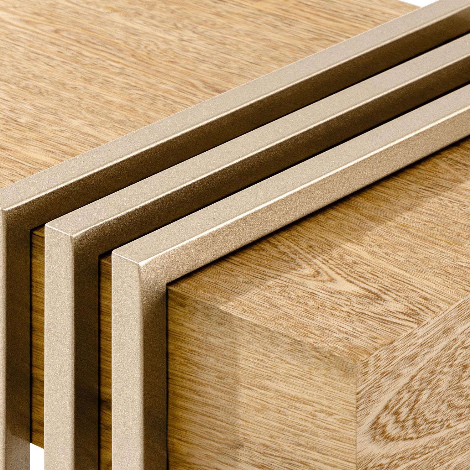 Consola Manhattan Natural, Champaña