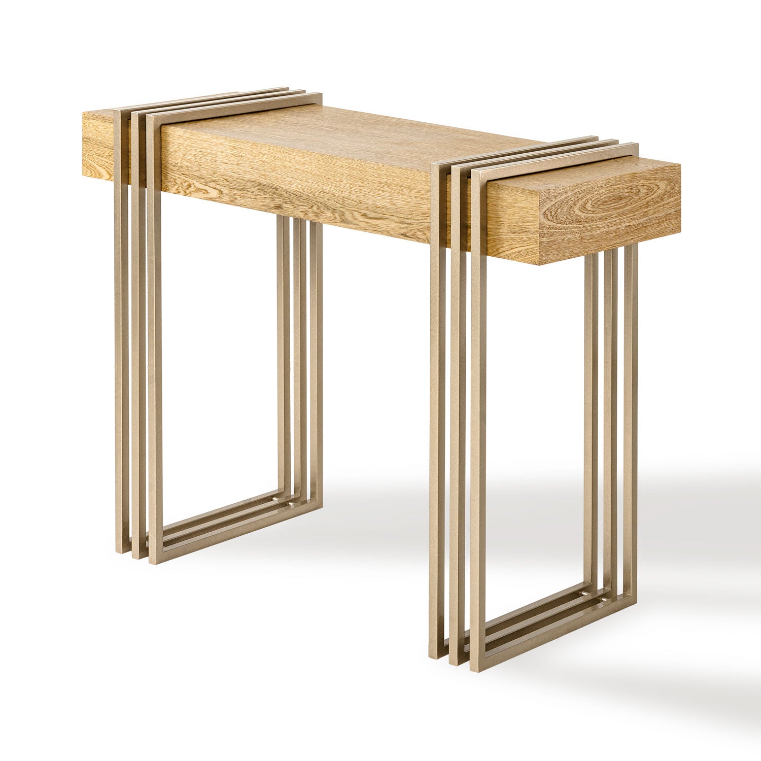 Consola Manhattan Natural, Champaña