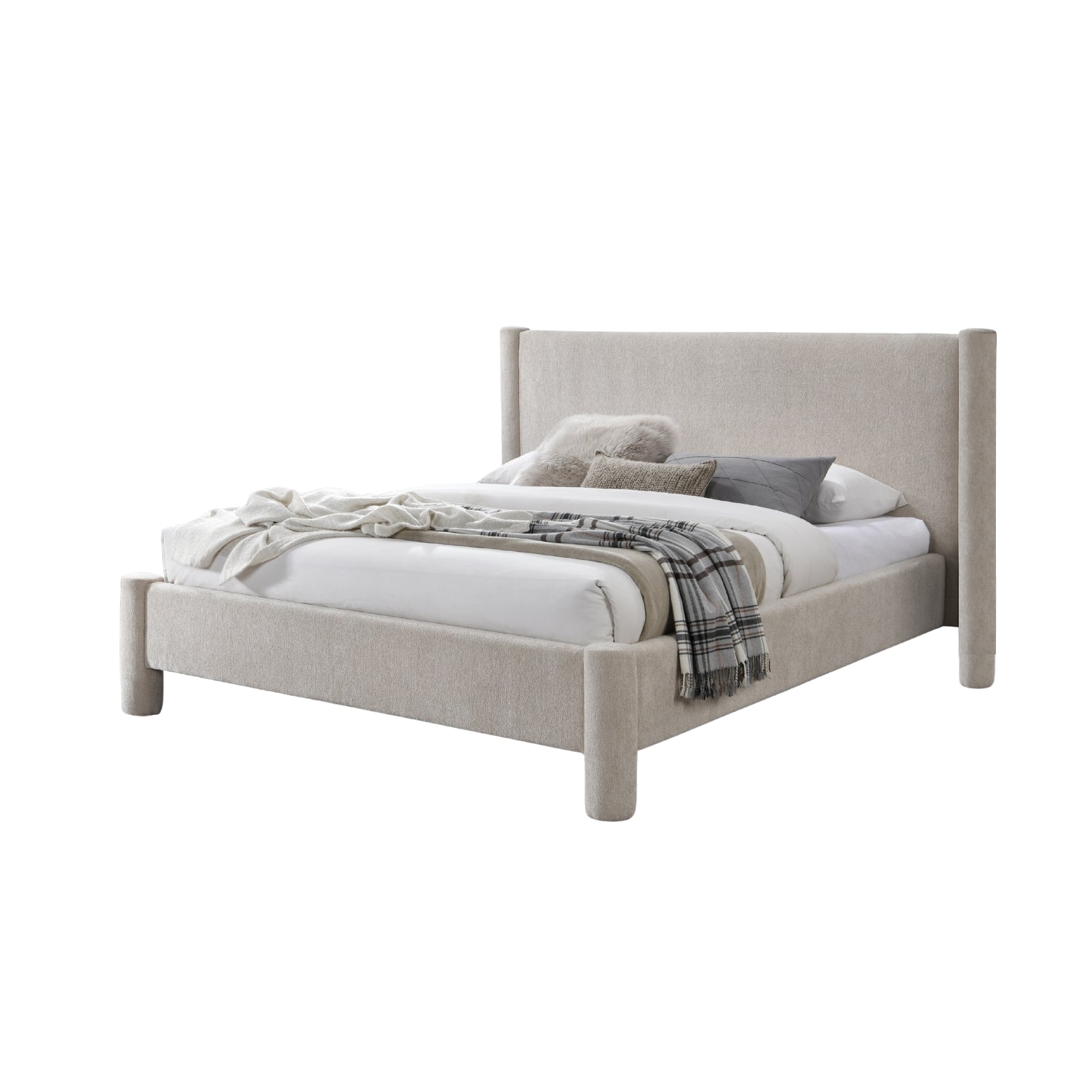 Cama Queen Colin Beige