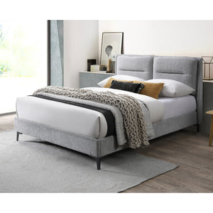Cama Doble Barton Gris