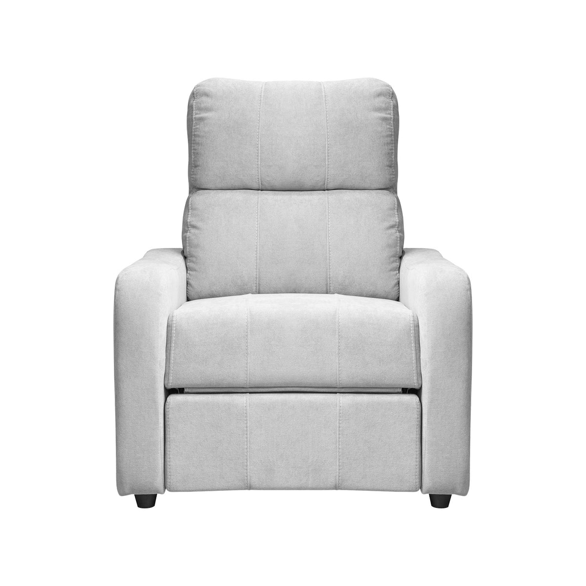 Sillón Reclinable Daytona Microfibra Kazan Plata