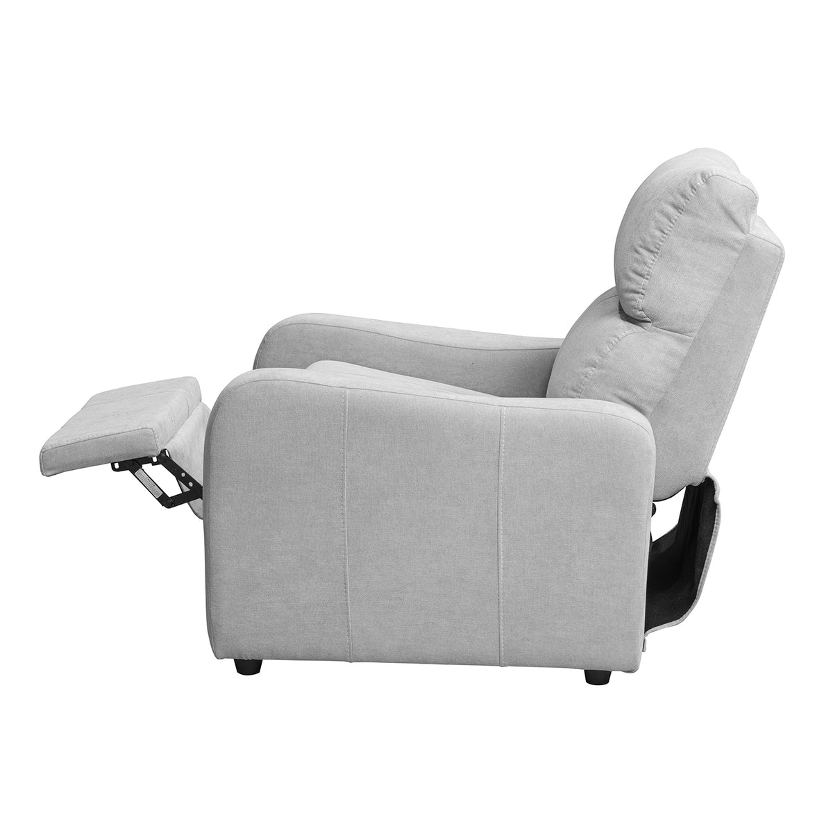 Sillón Reclinable Daytona Microfibra Kazan Plata