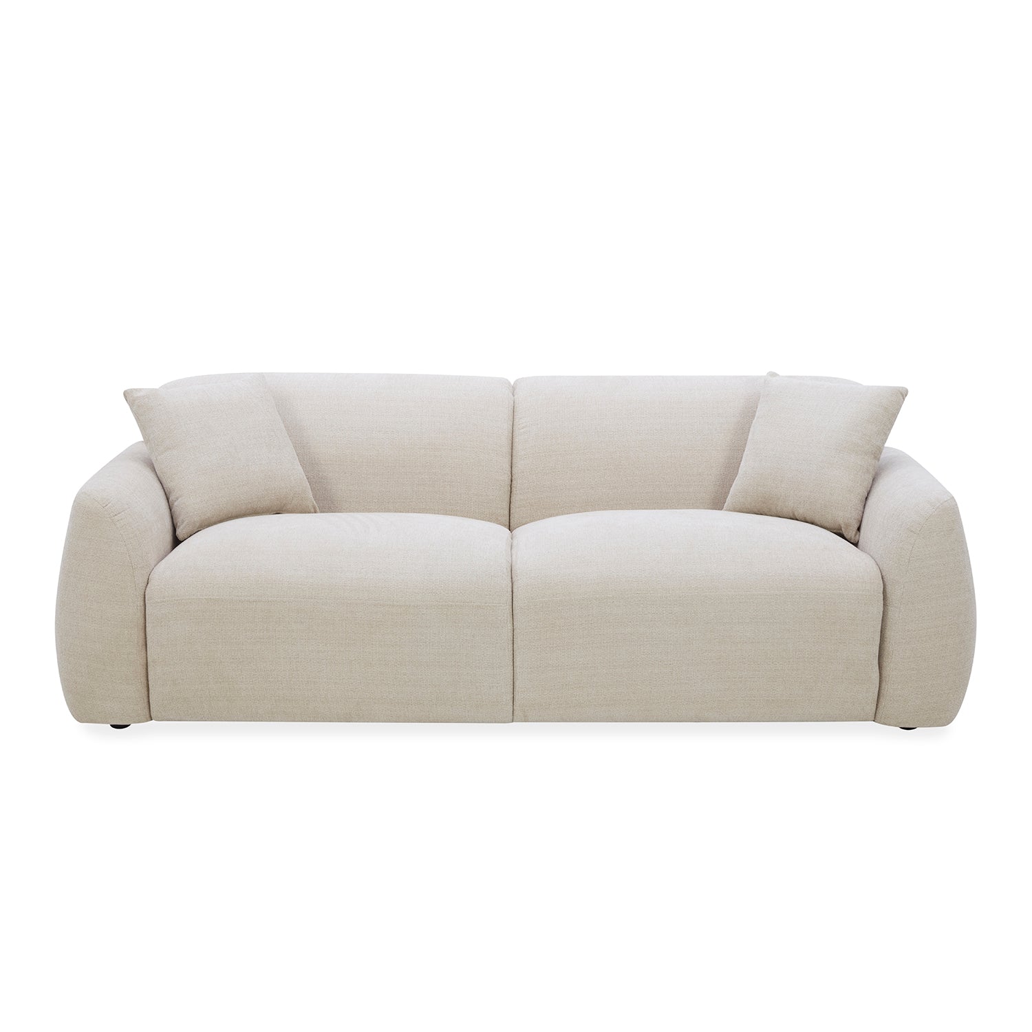 Sofa 3 Puestos Aurora Chenille Beige