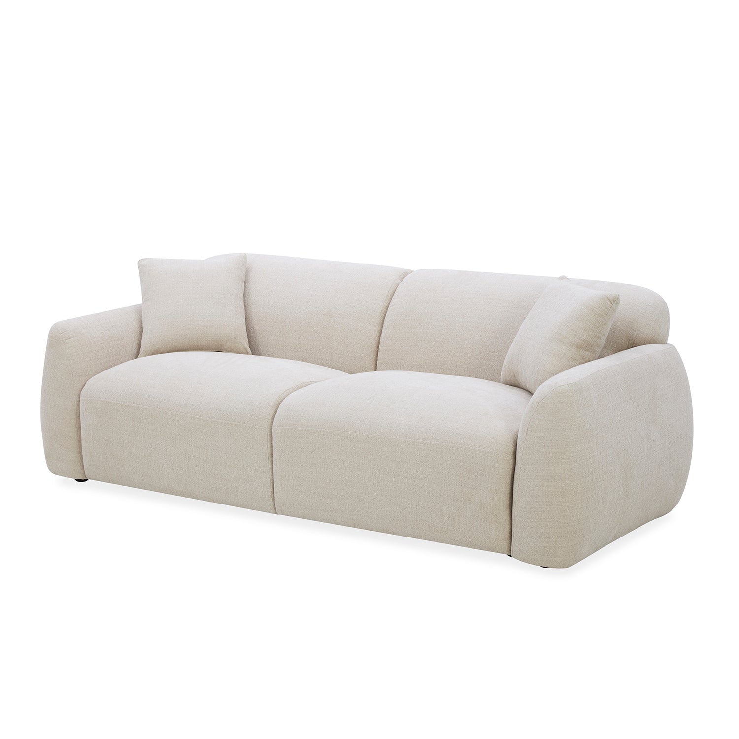 Sofa 3 Puestos Aurora Chenille Beige