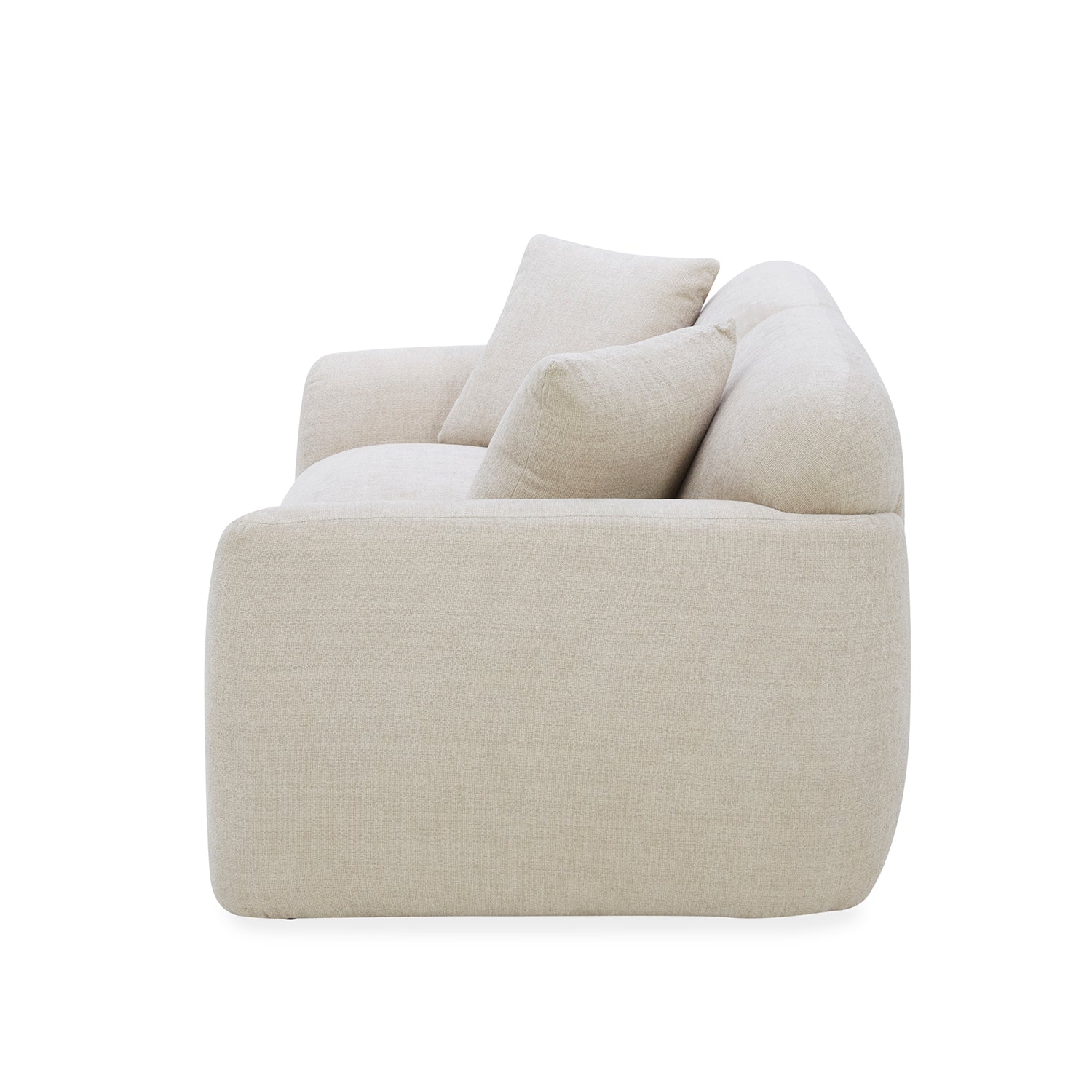 Sofa 3 Puestos Aurora Chenille Beige